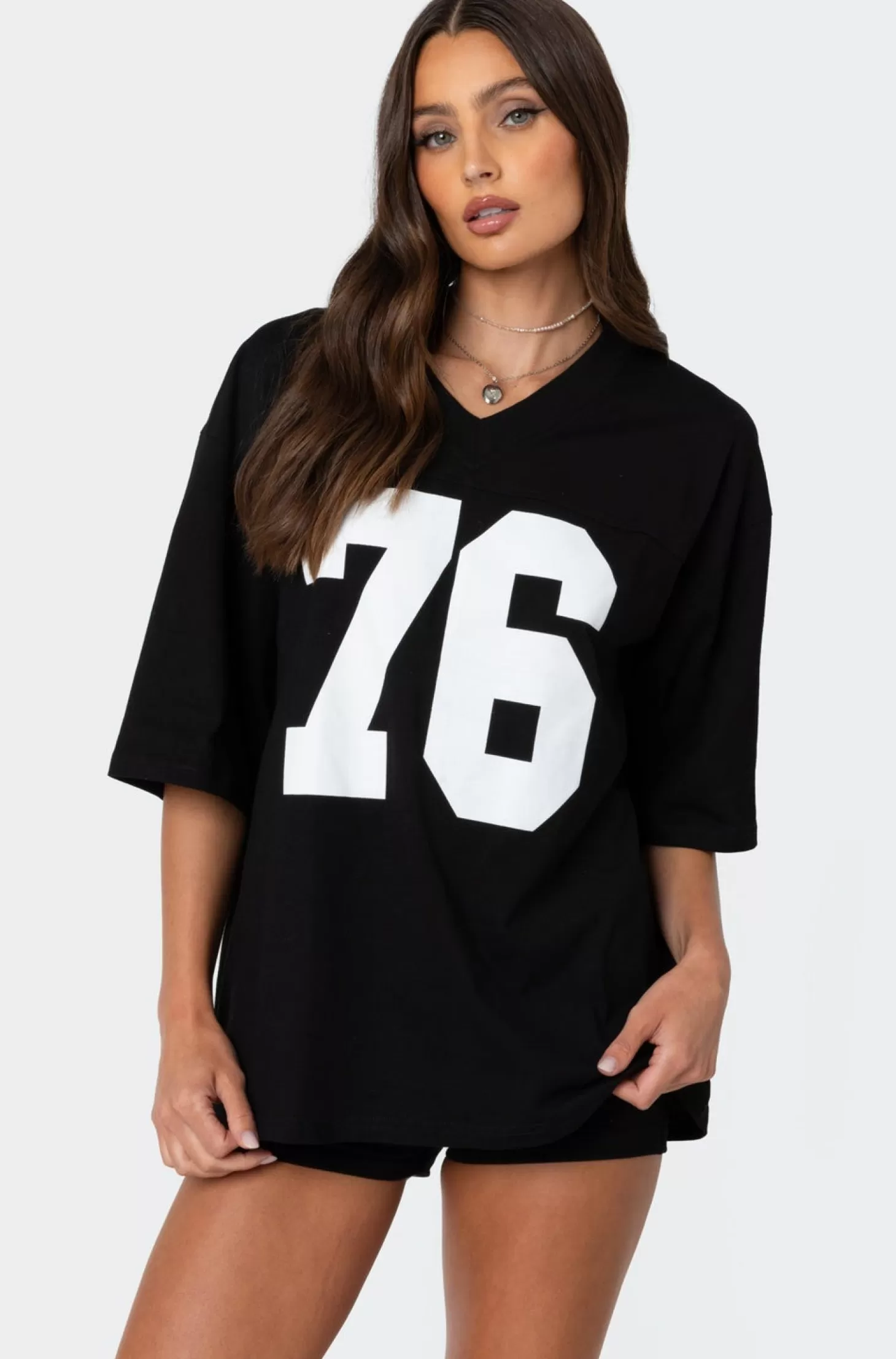 edikted 76 Oversized T-Shirt* T-Shirts | Graphic Tops