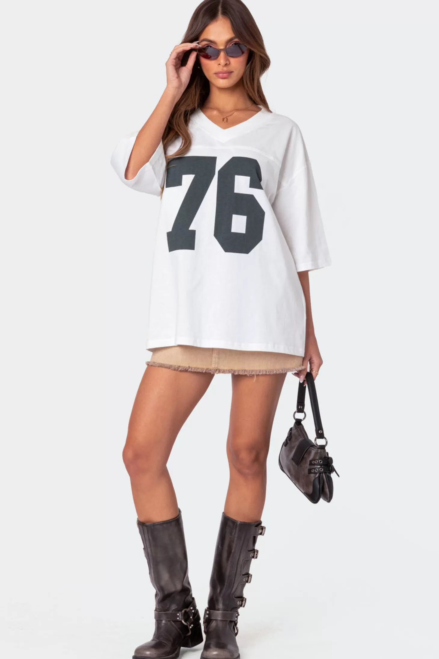 edikted 76 Oversized T-Shirt* T-Shirts | Graphic Tops