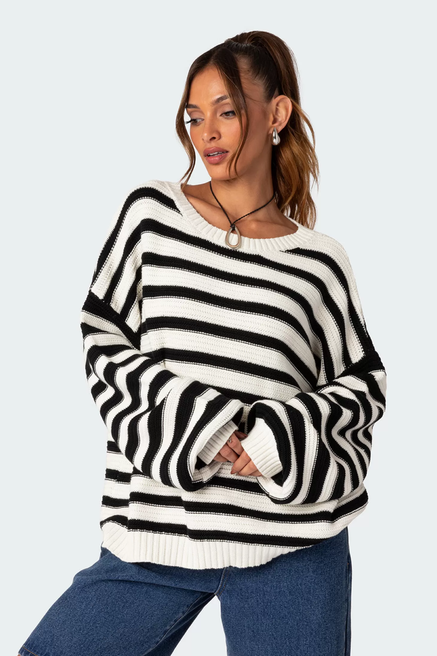 edikted Aerin Oversized Sweater* Sweaters & Cardigans | Long Sleeve Tops