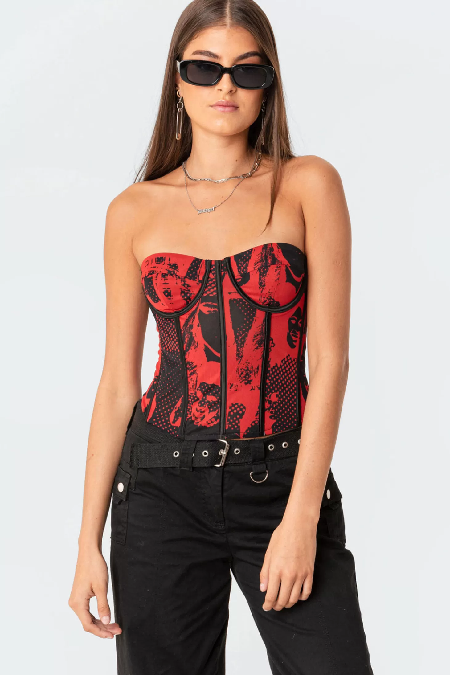 edikted Aly Mesh Corset Top* Corsets | Corsets