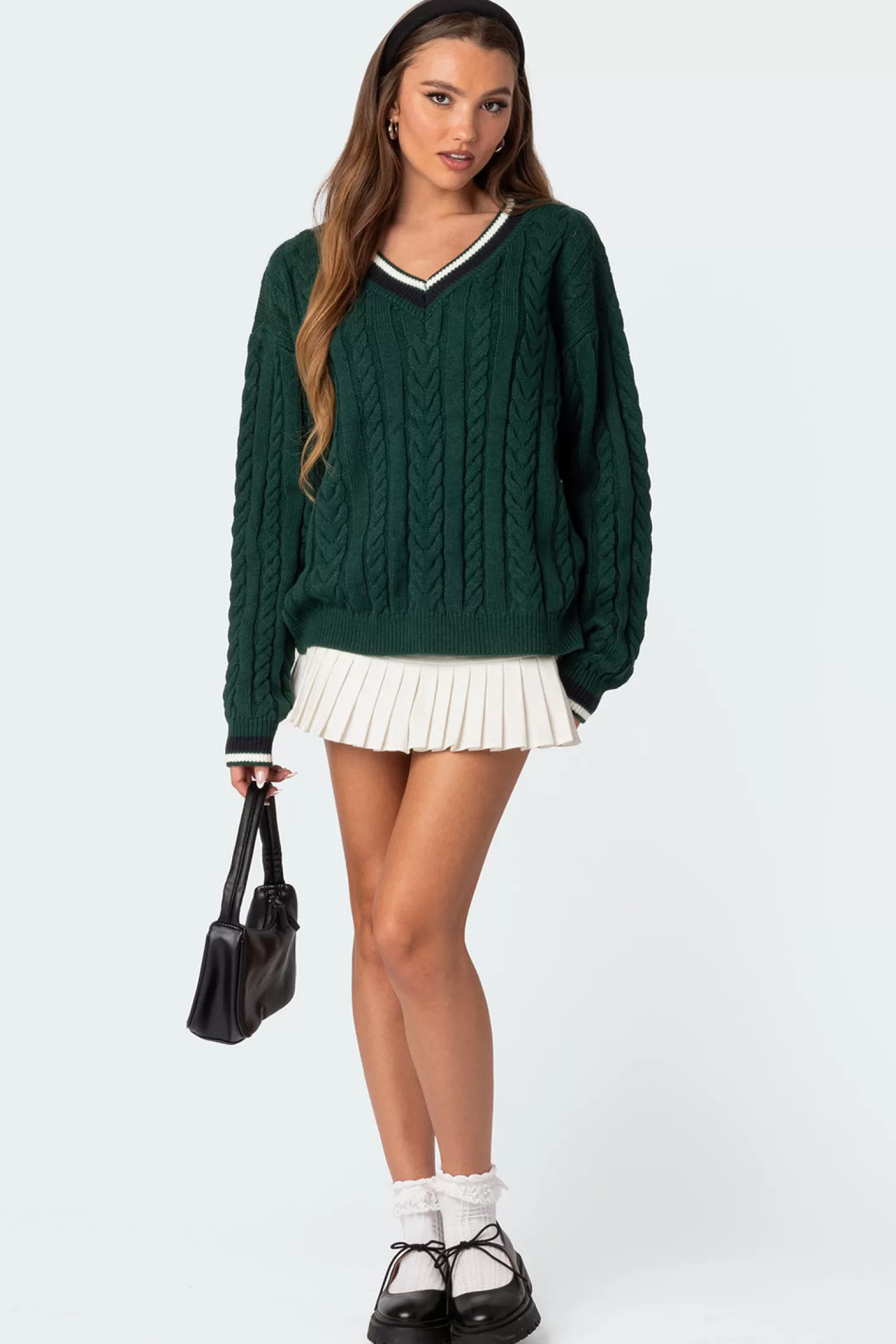 edikted Amoret Cable Knit Sweater* Sweaters & Cardigans | Long Sleeve Tops