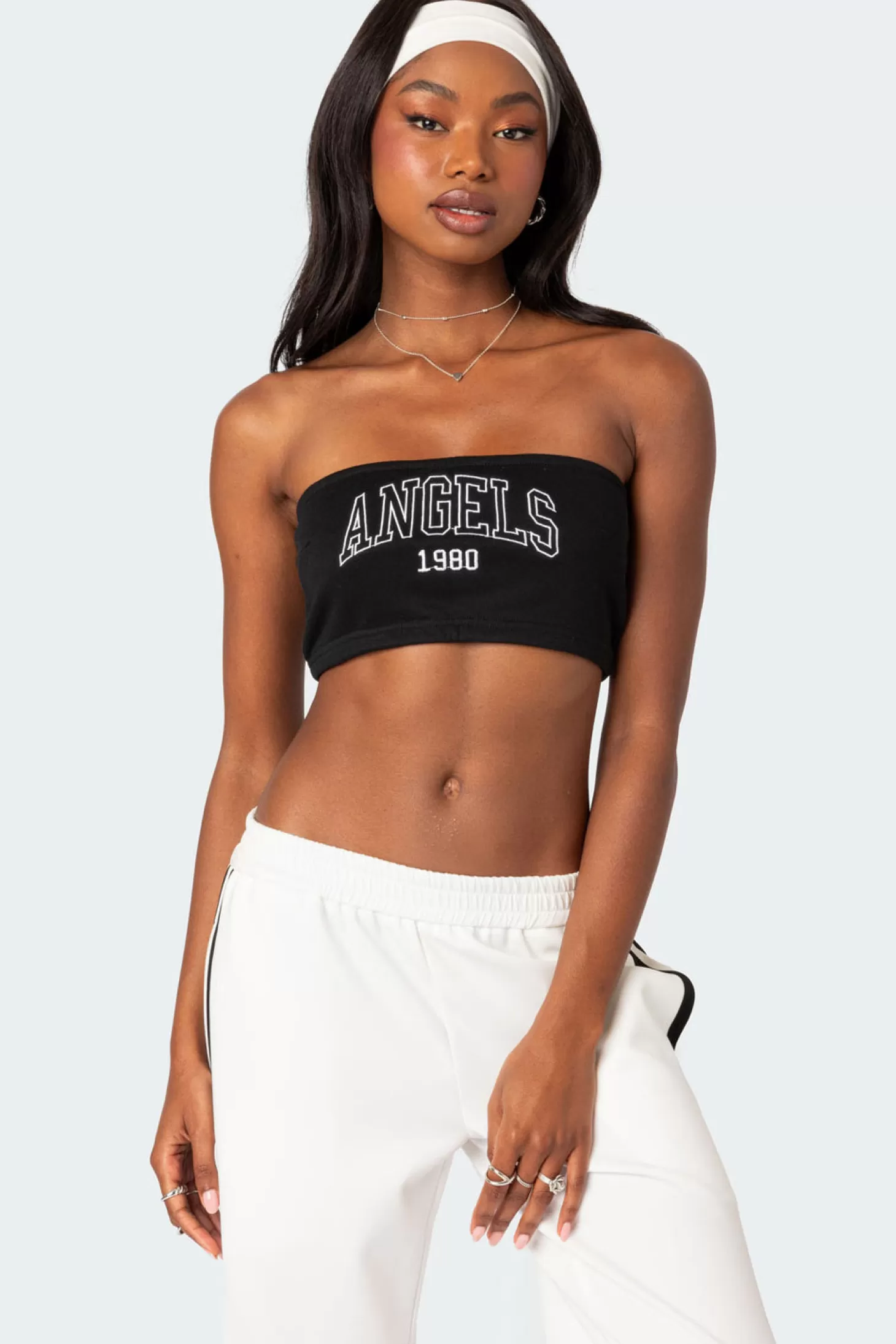 edikted Angels Bandeau* Crop Tops | Strapless Tops