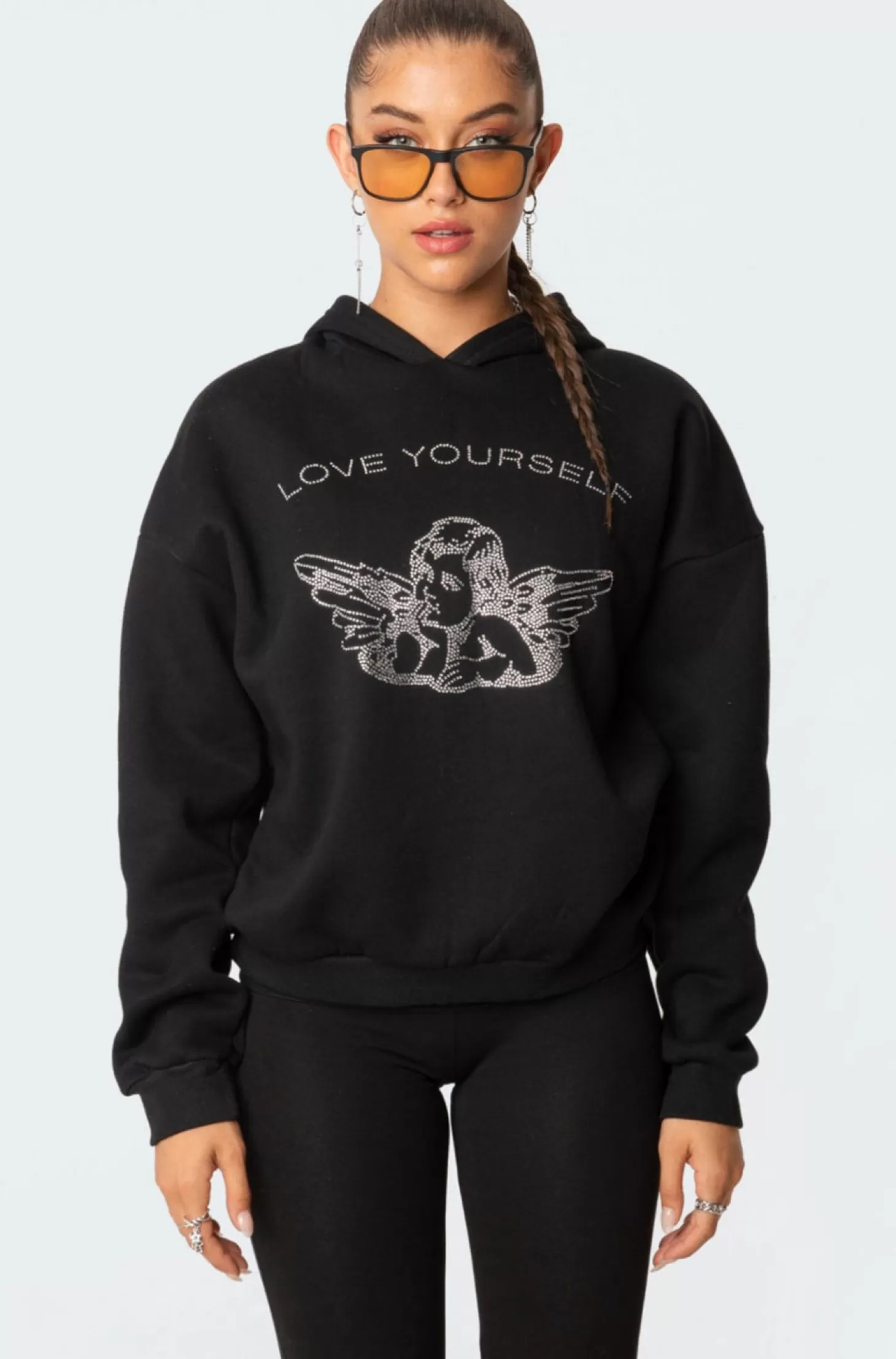 edikted Angie Rhinstone Hoodie* Hoodies & Sweatshirts | Hoodies & Sweatshirts