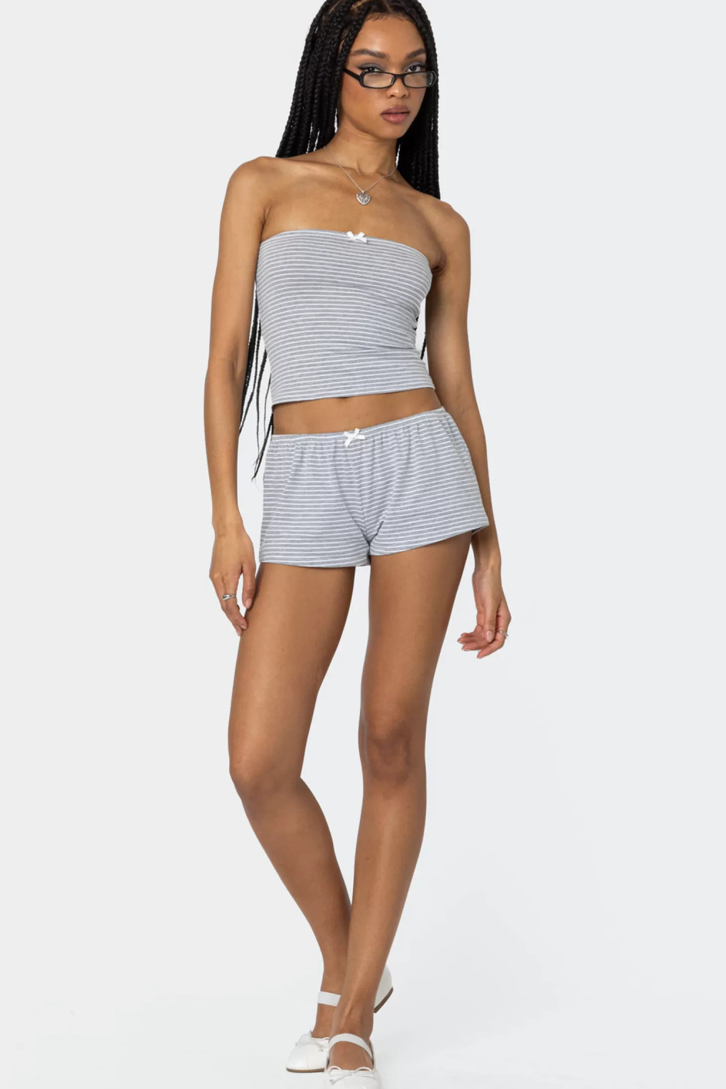 edikted Astor Striped Shorts* Shorts | Shorts