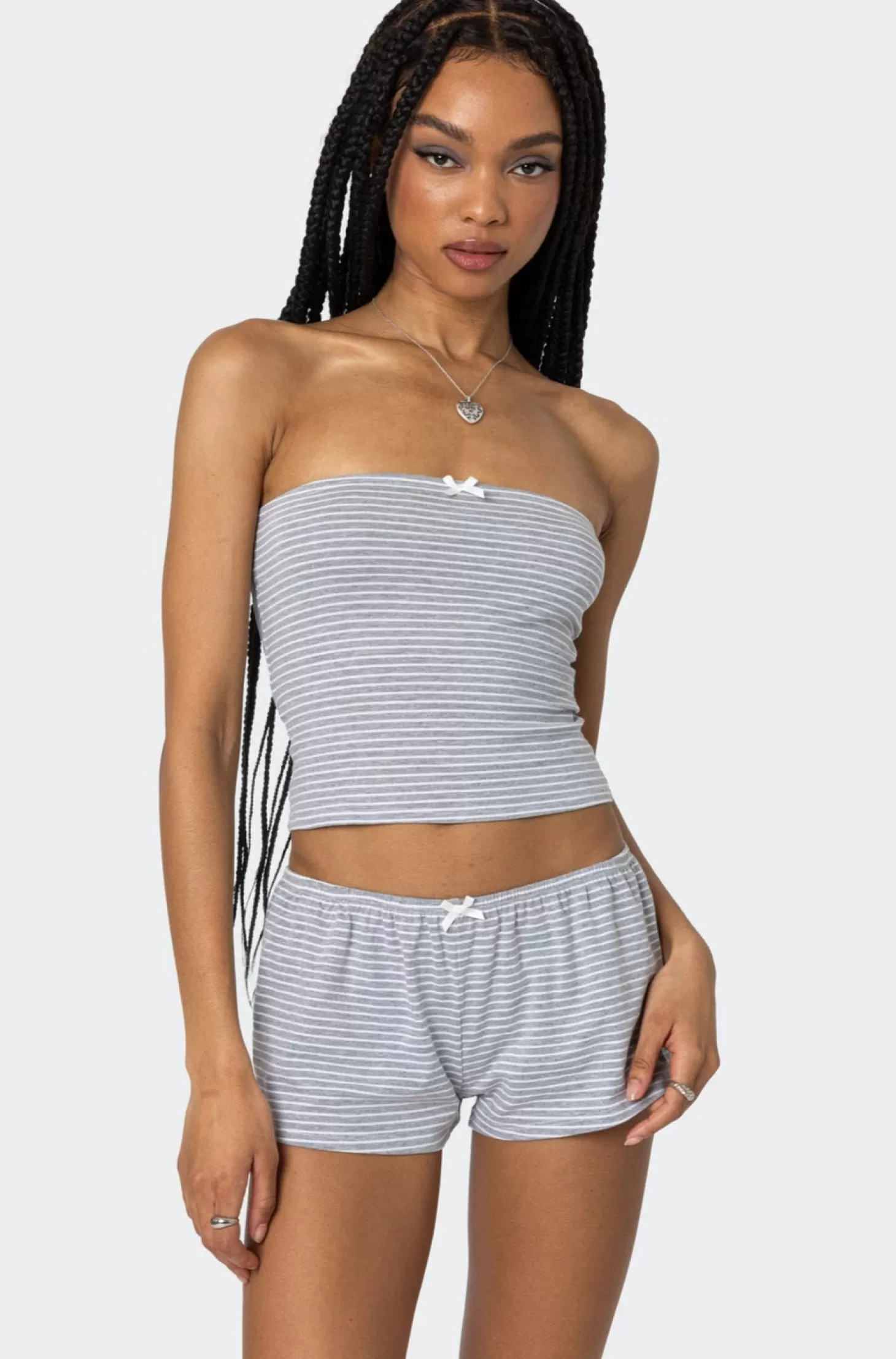 edikted Astor Striped Tube Top* Strapless Tops | Tops