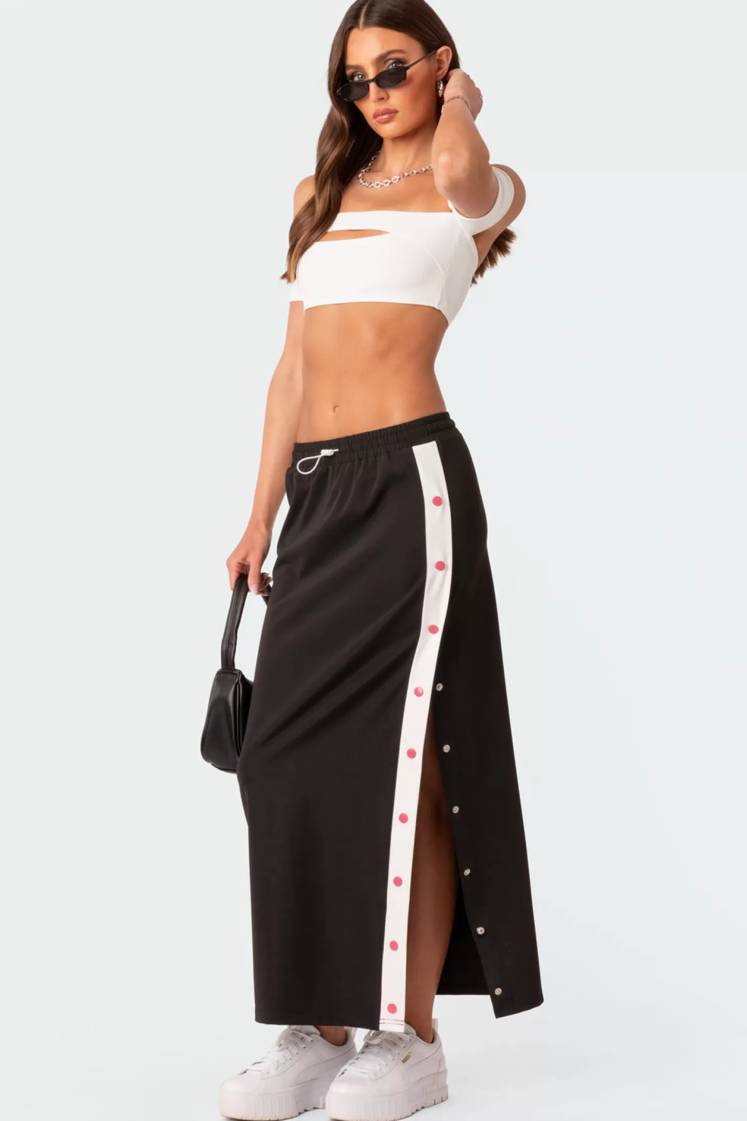 edikted Athletic Low Rise Maxi Skirt* Skirts | Skirts