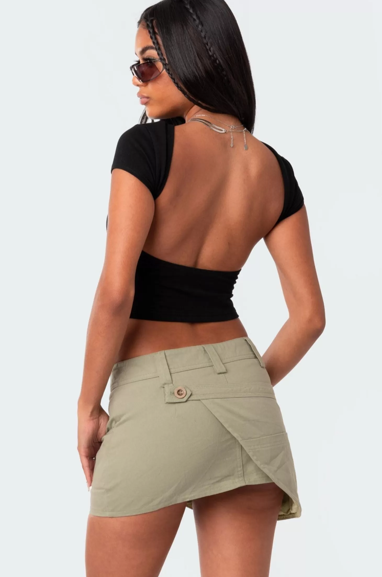 edikted Bambi Open-Back T-Shirt* T-Shirts | Tops