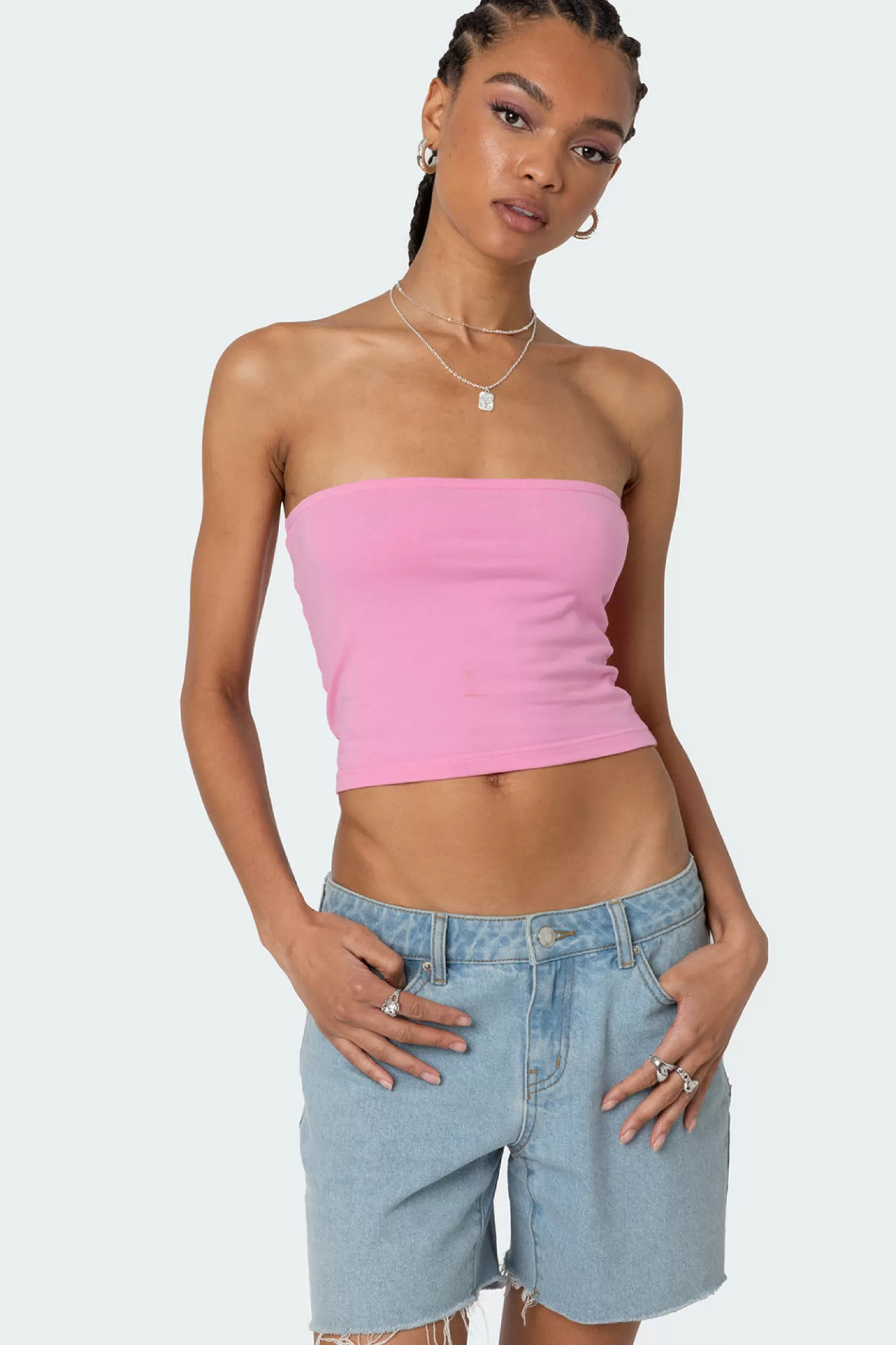 edikted Basic Tube Top* Crop Tops | Strapless Tops