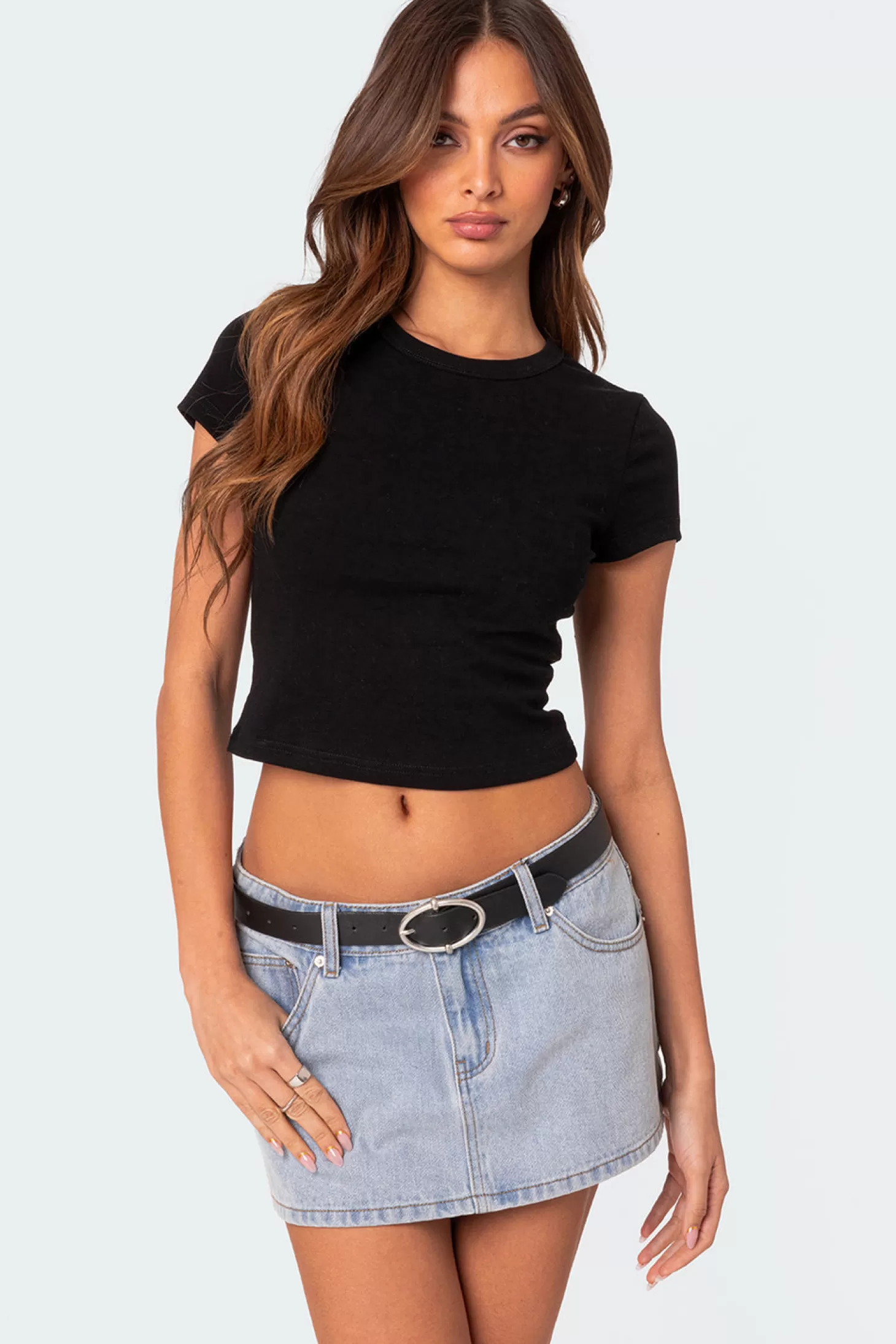 edikted Better Basics Cropped T Shirt* T-Shirts | Tops