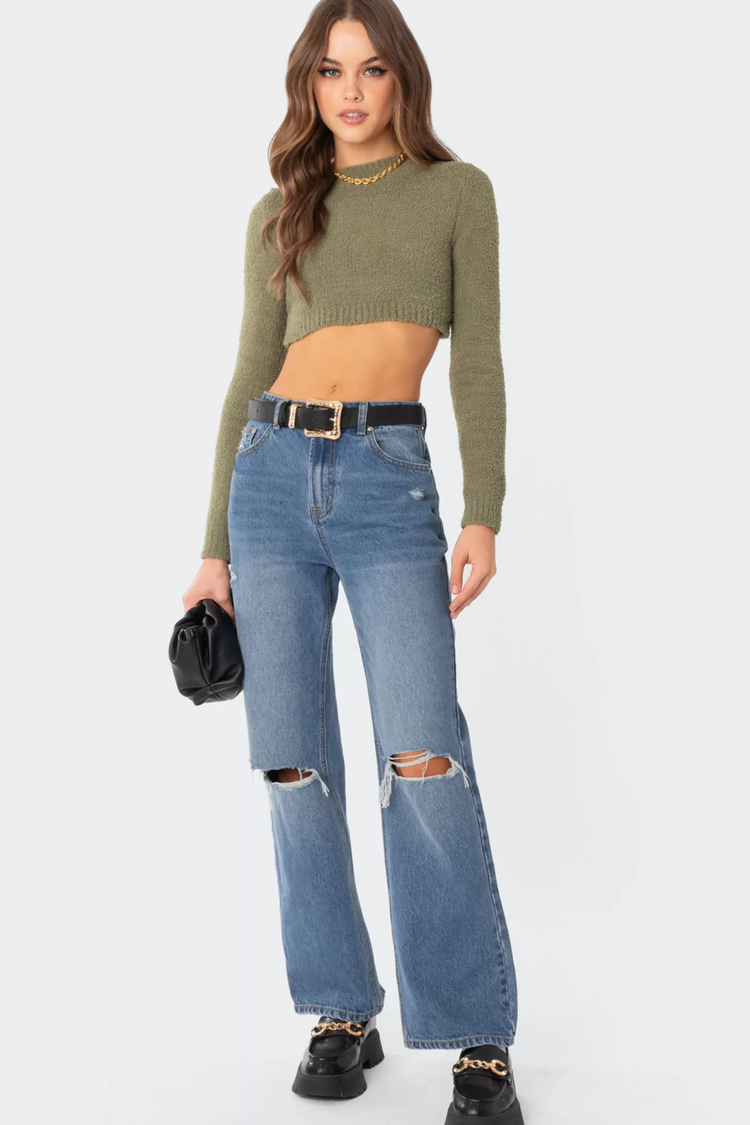 edikted Blaire Super Soft Cropped Sweater* Crop Tops | Sweaters & Cardigans