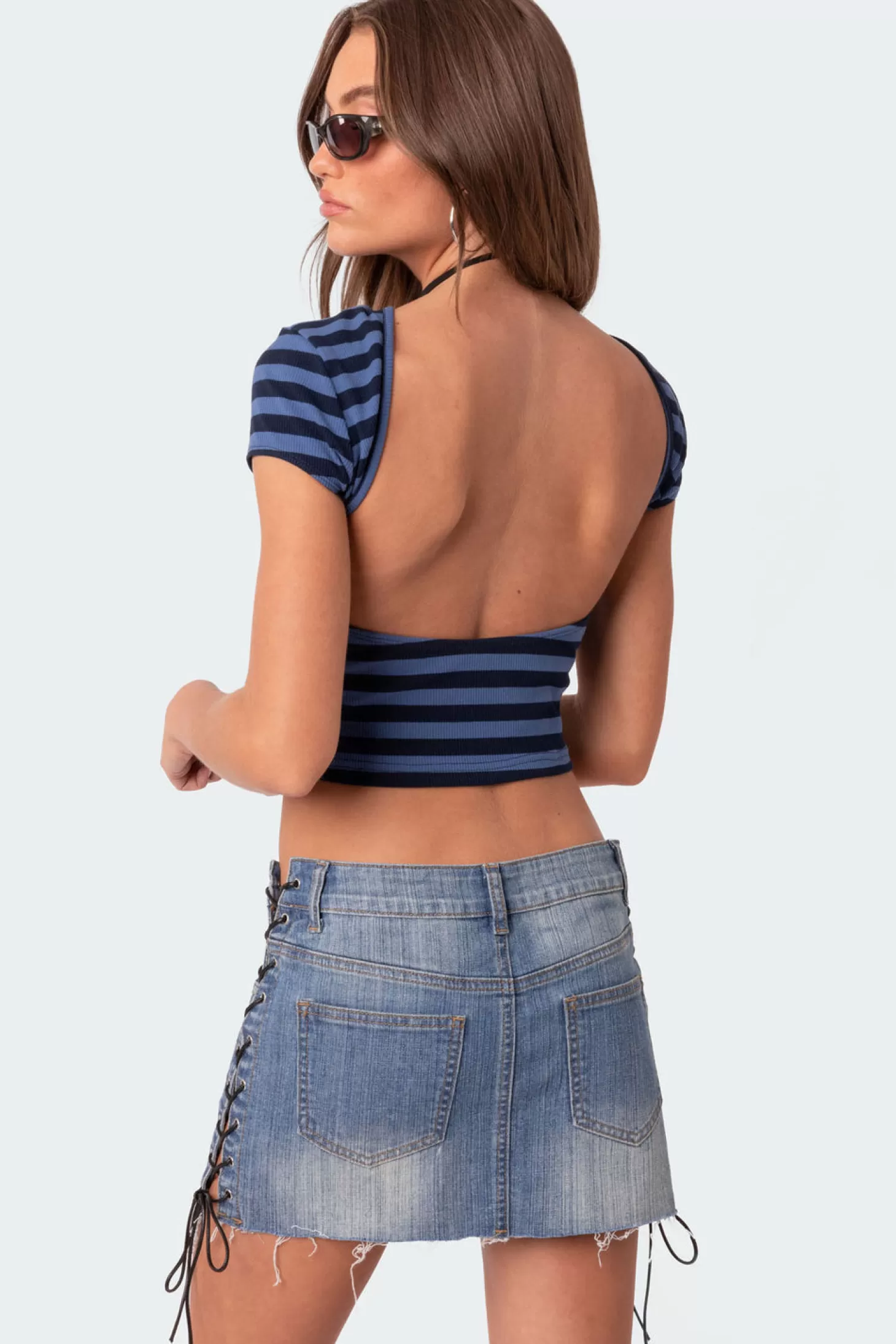 edikted Blakely Open Back T Shirt* T-Shirts | Tops