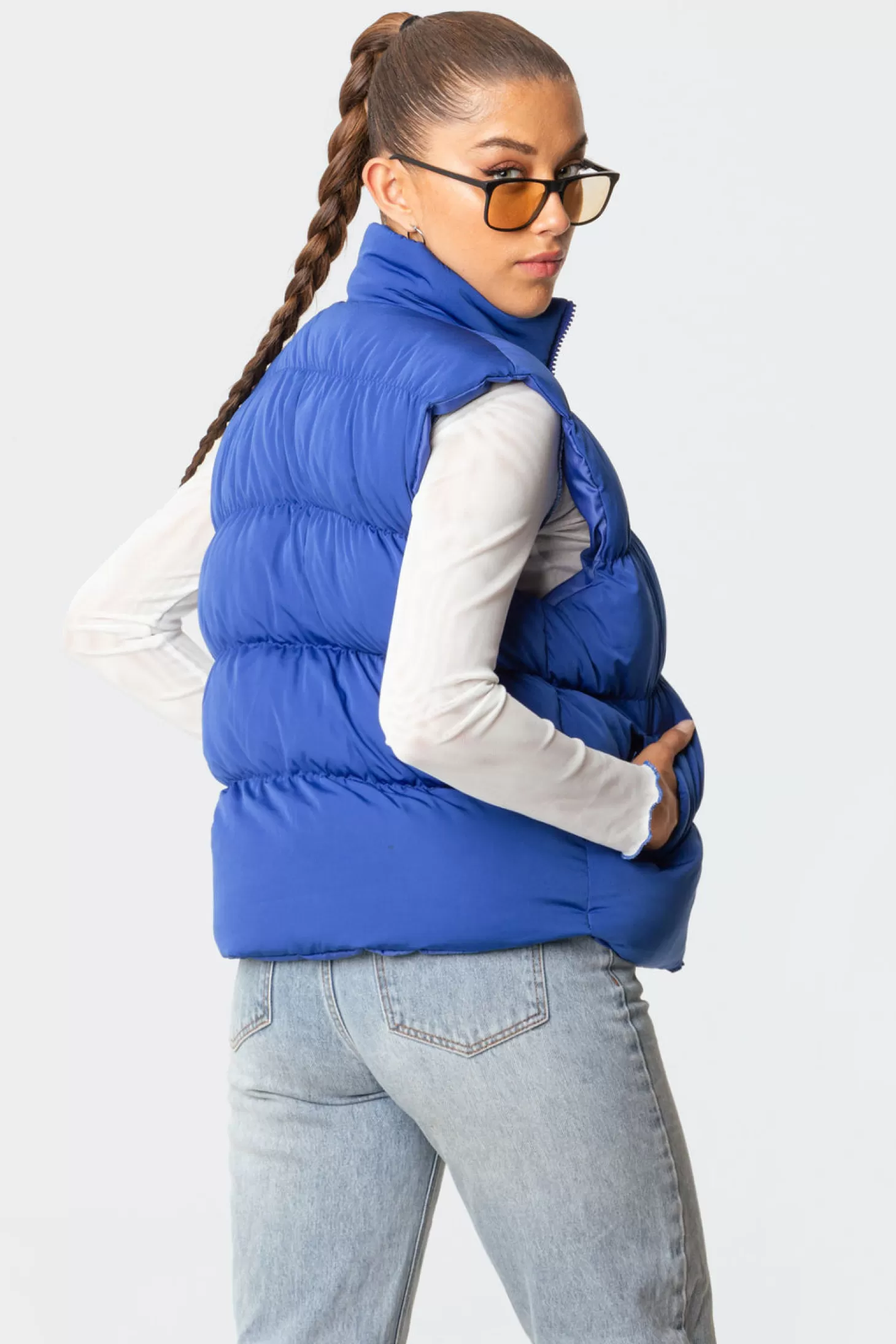 edikted Bomber Puffer Vest* Jackets & Coats