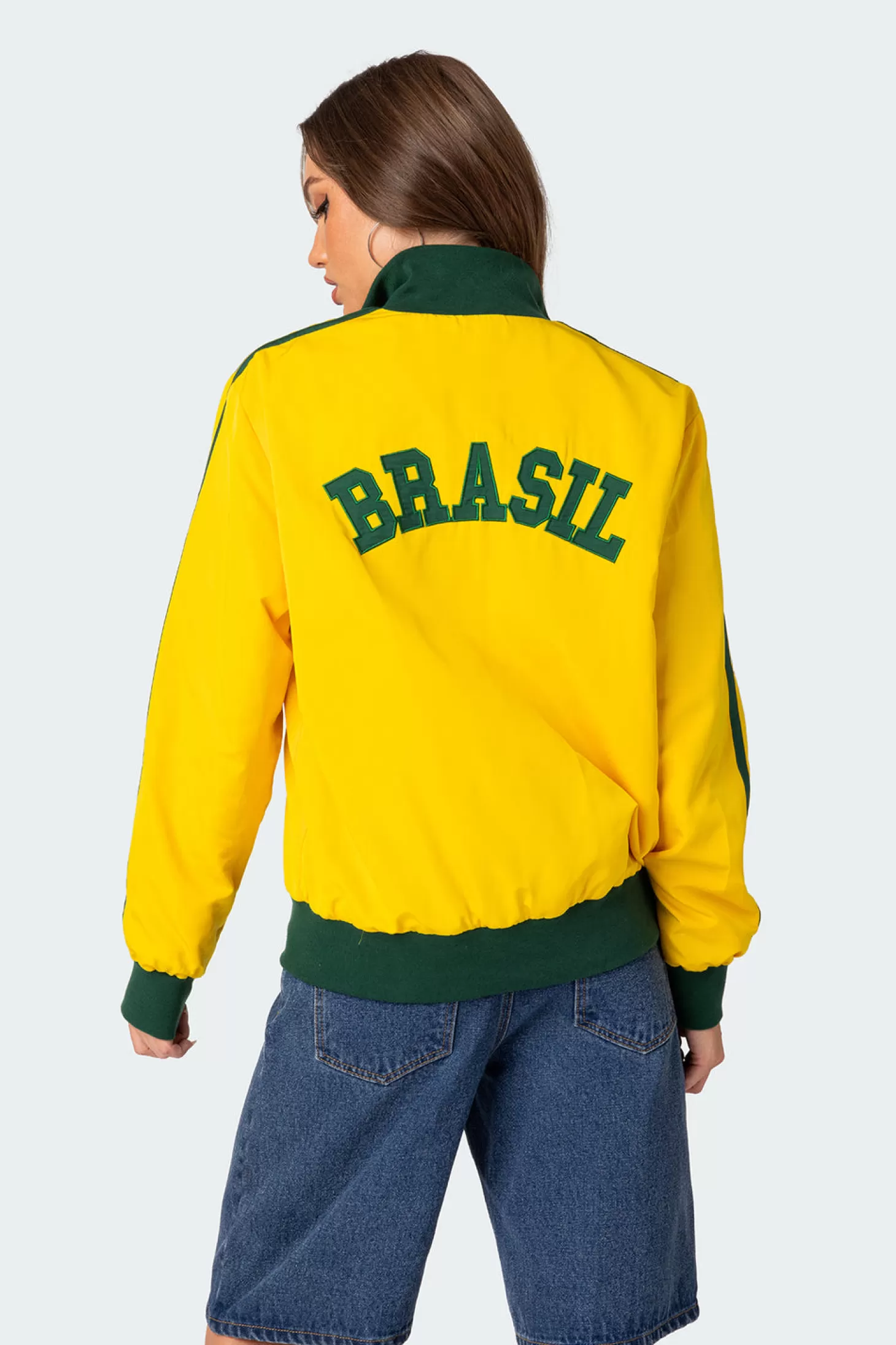 edikted Brasil Oversized Track Jacket* Jackets & Coats