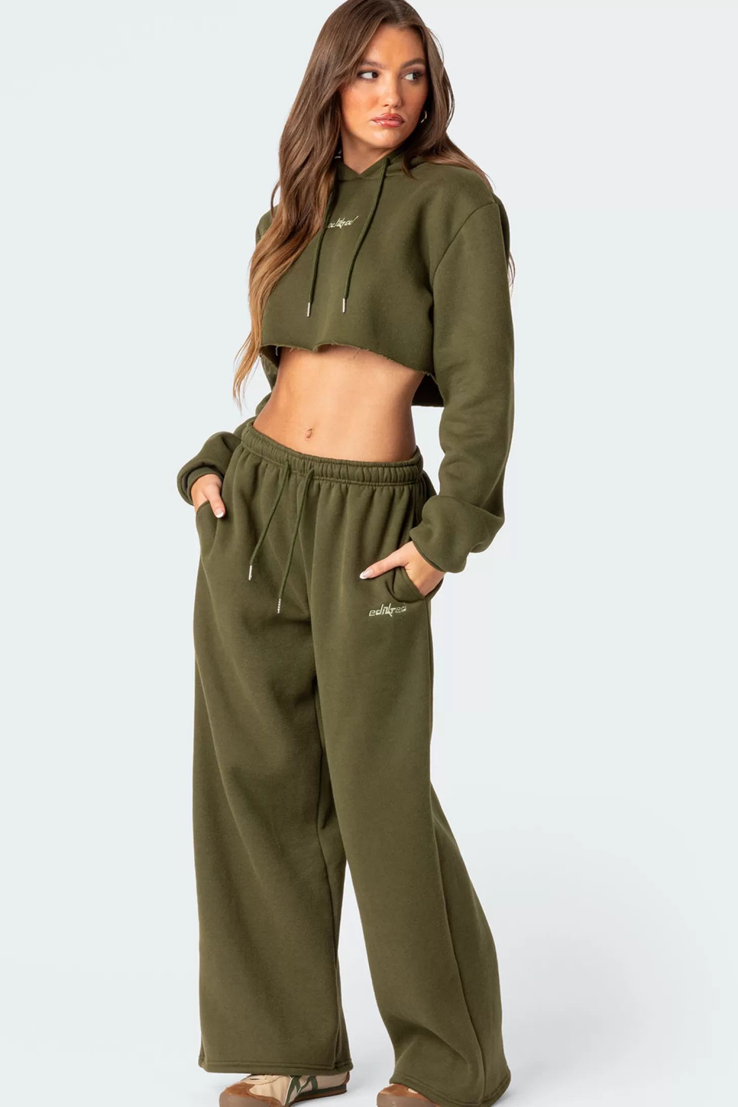 edikted Brenna Low Rise Wide Sweatpants* Pants | Pants