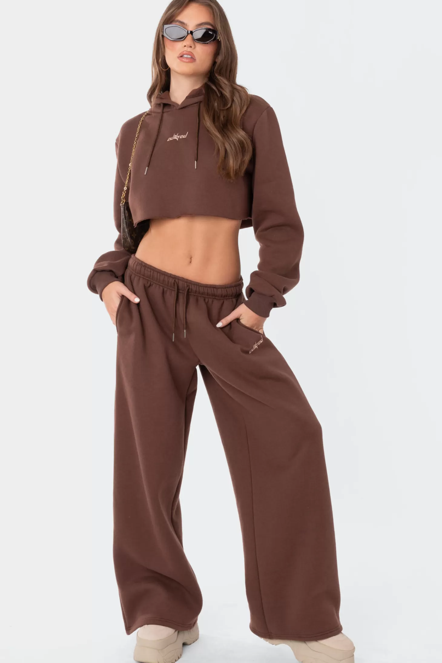 edikted Brenna Low Rise Wide Sweatpants* Pants | Pants