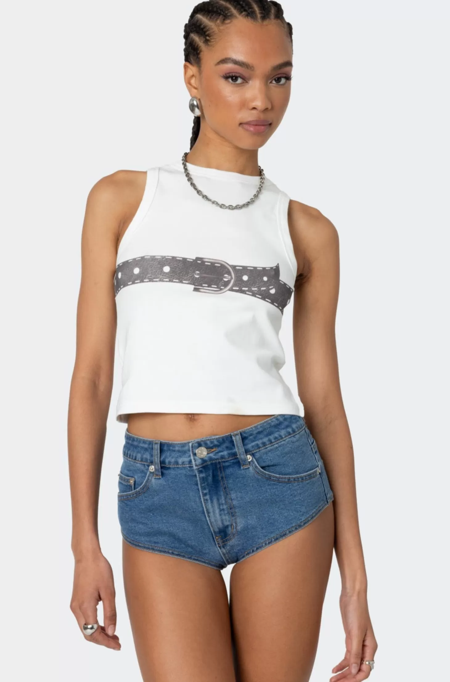 edikted Buckled Up Tank Top* Tank Tops | Graphic Tops