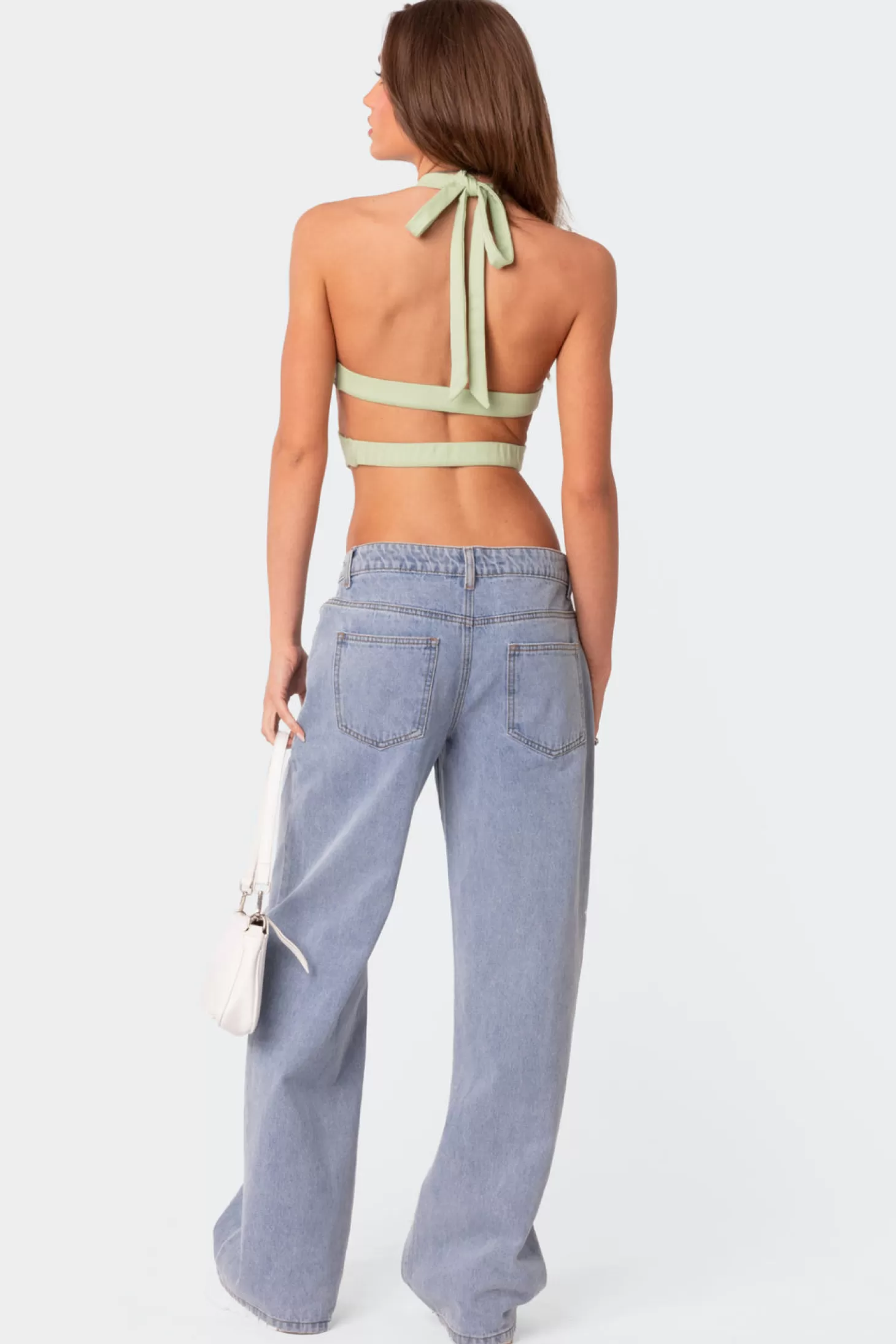 edikted Cady Tie Front Cut Out Top* Crop Tops | Tops