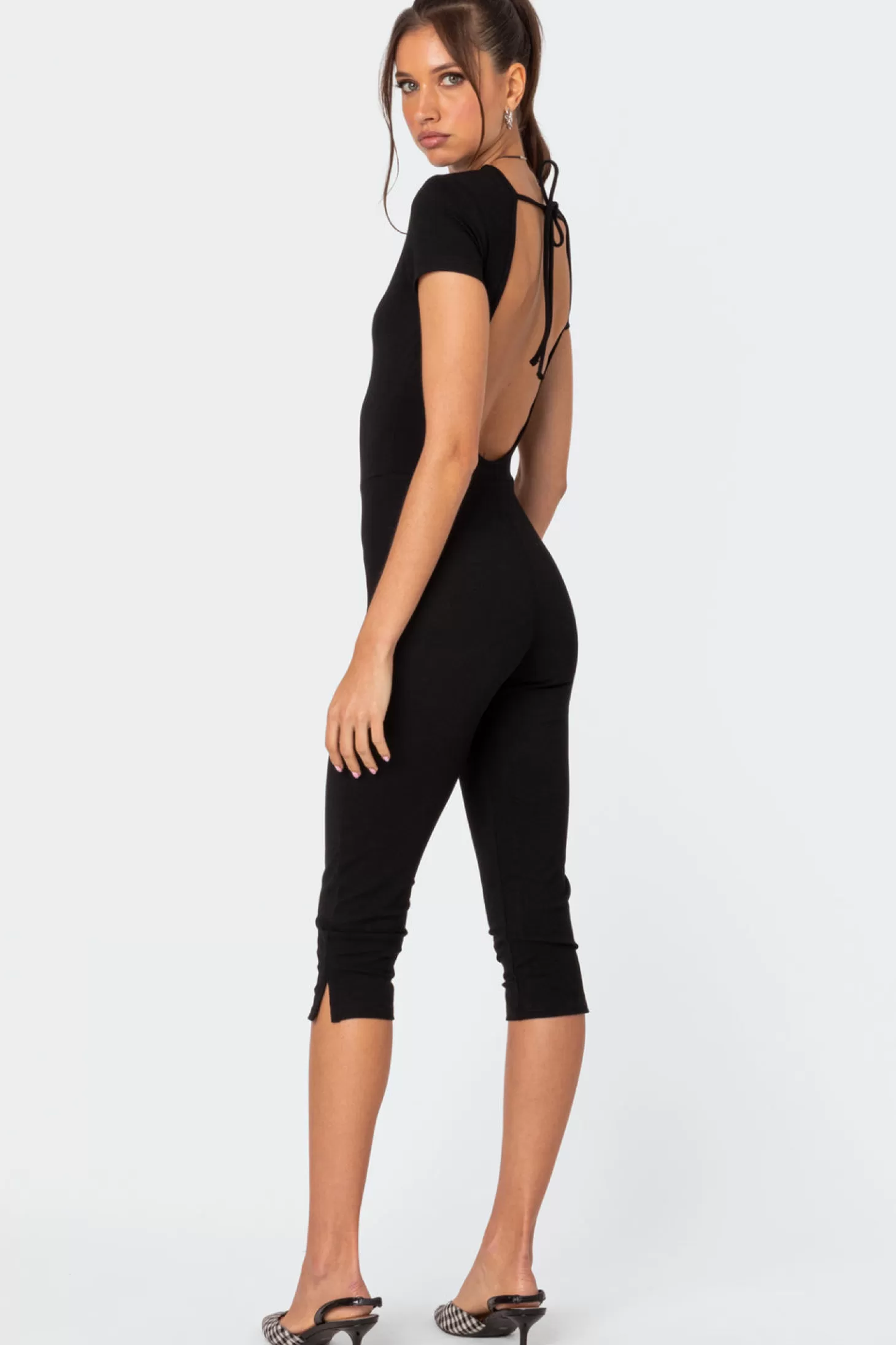 edikted Capri Open Back Jumpsuit* Jumpsuits & Rompers | Night Out