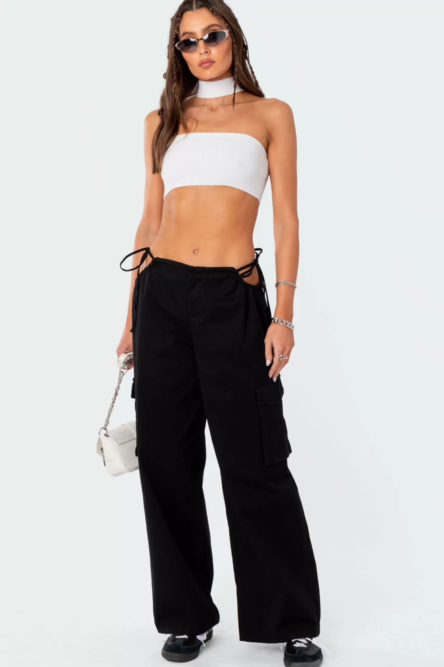 edikted Carlo Low Rise Side Cut Out Cargo Pants* Pants | Pants