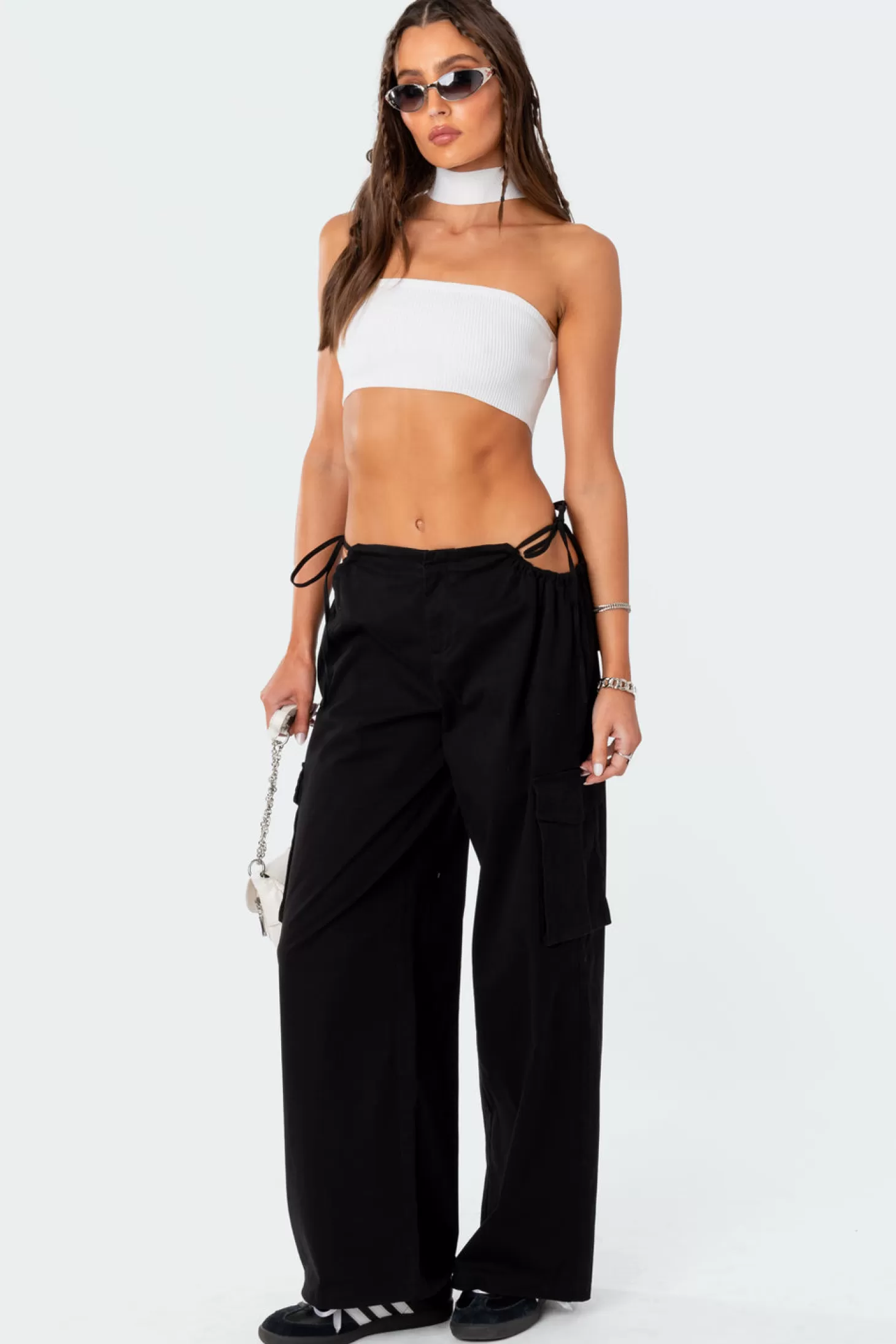 edikted Carlo Low Rise Side Cut Out Cargo Pants* Pants | Pants