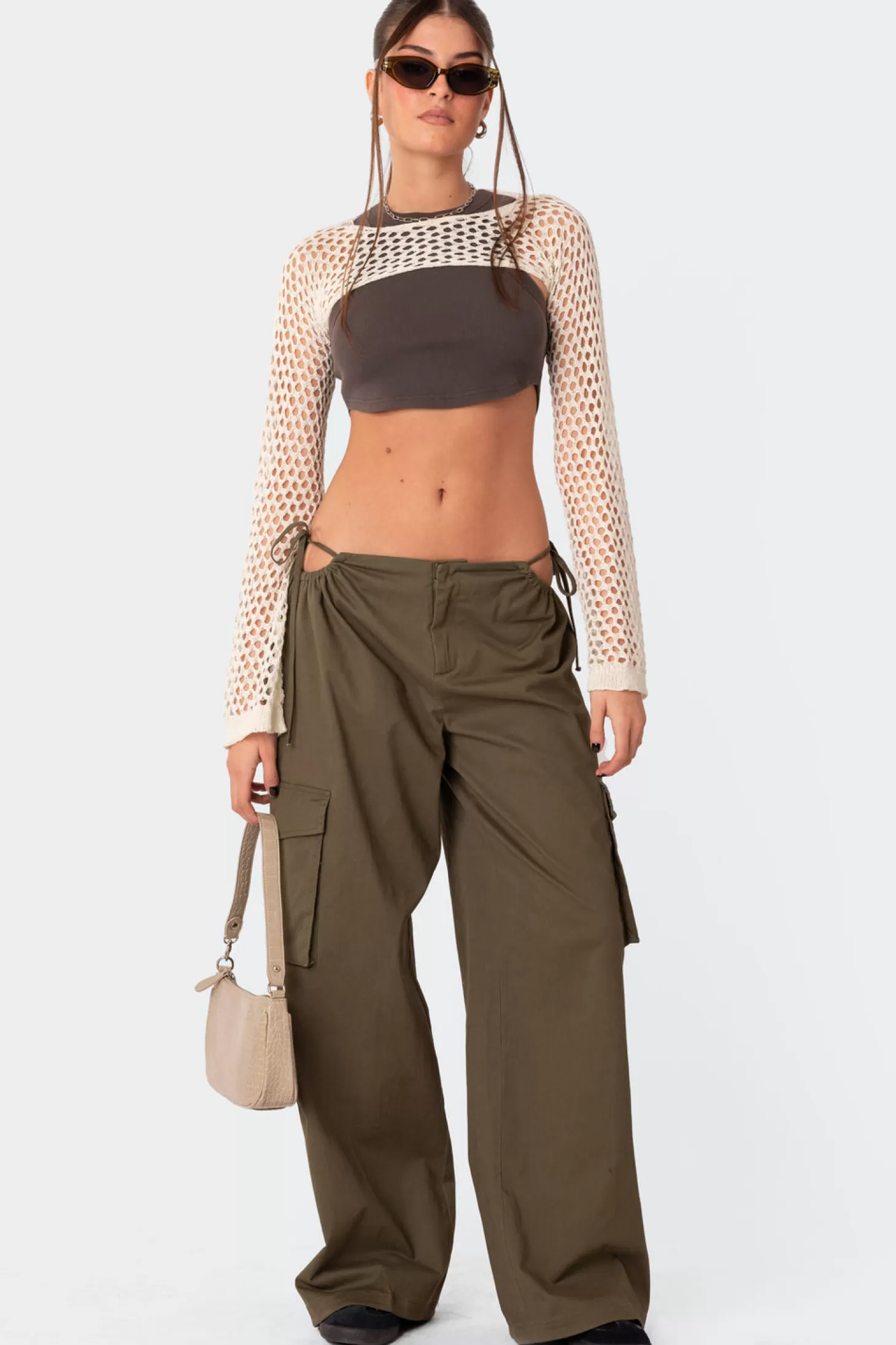 edikted Carlo Low Rise Side Cut Out Cargo Pants* Pants | Pants