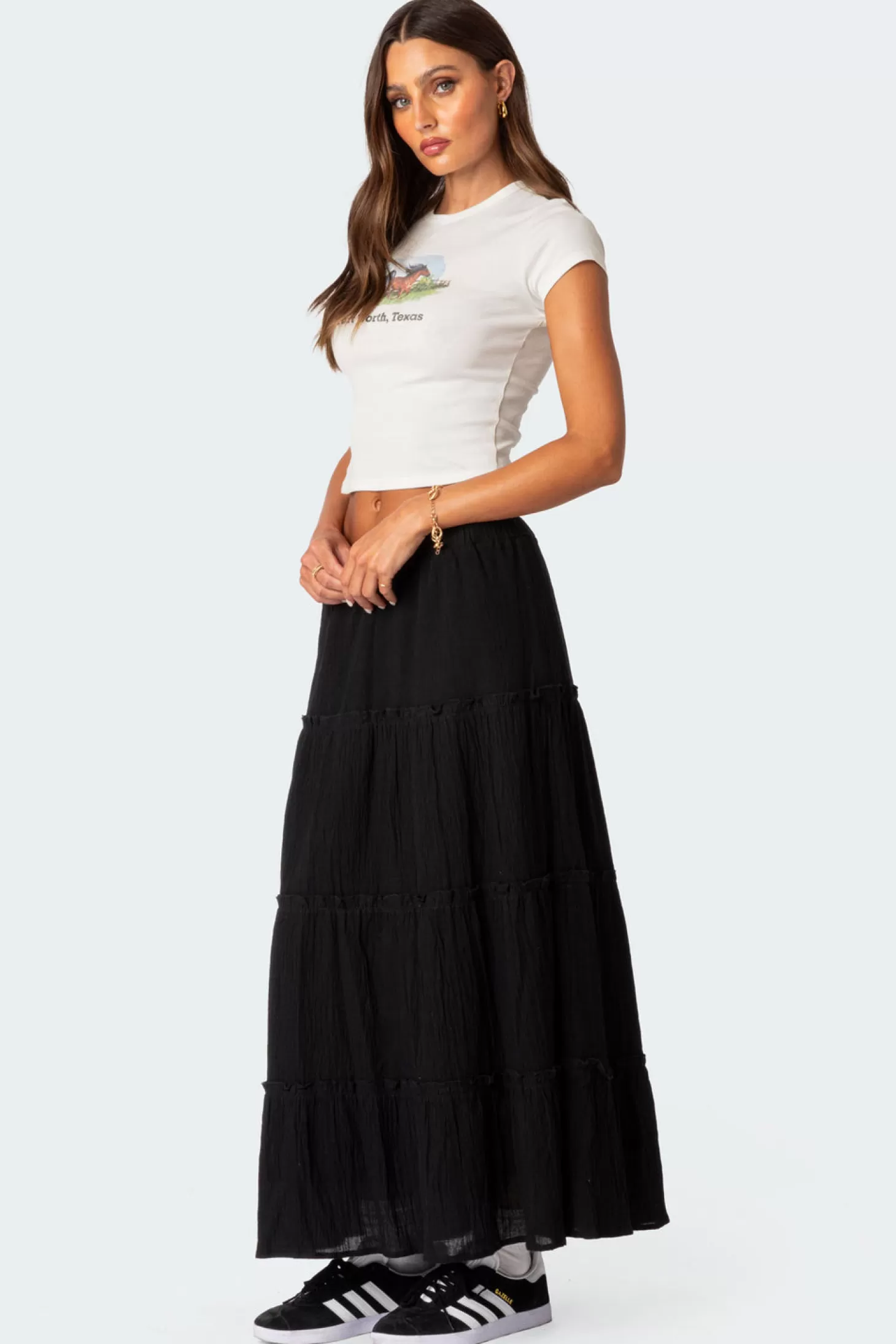 edikted Charlotte Tiered Maxi Skirt* Skirts | Skirts