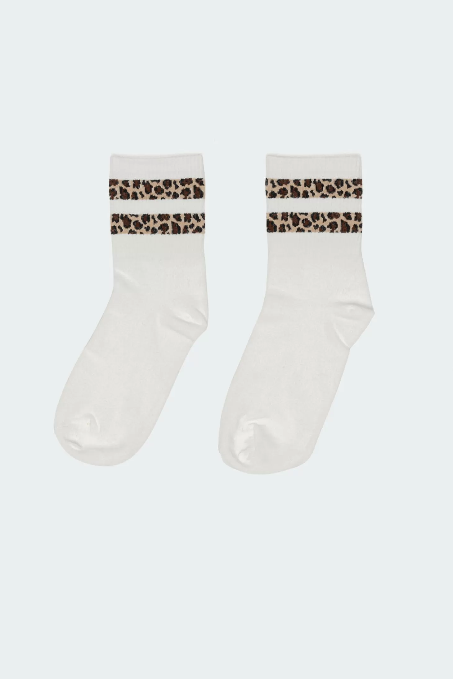 edikted Cheetah Stripe Socks* Socks & Tights