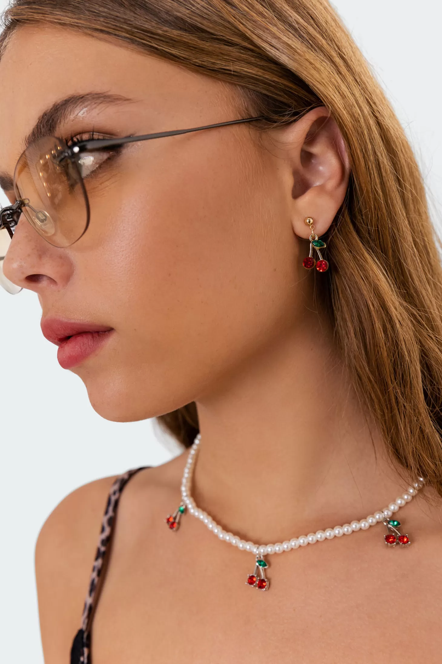 edikted Cherry Drop Earrings* Earrings