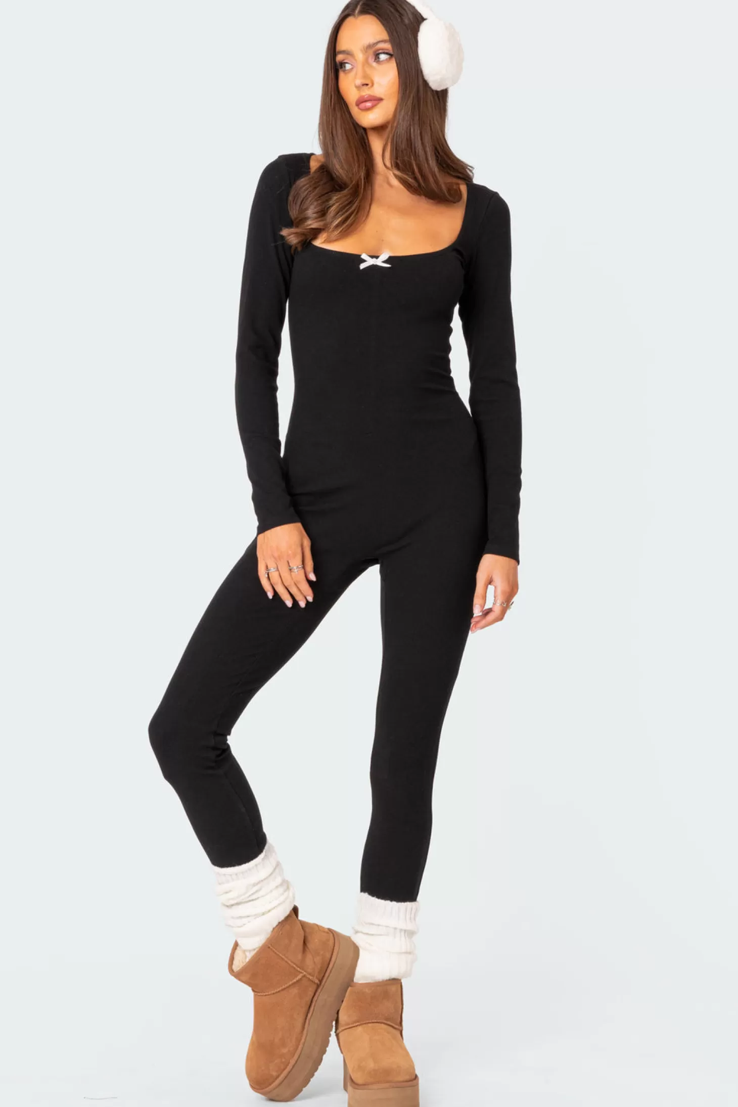 edikted Cloud 9 Ribbed Jumpsuit* Loungewear | Jumpsuits & Rompers