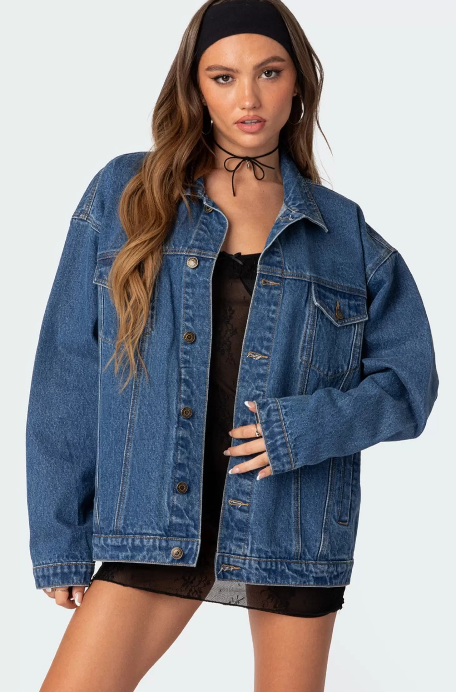 edikted Dalia Oversized Denim Jacket* Jackets & Coats | Denim