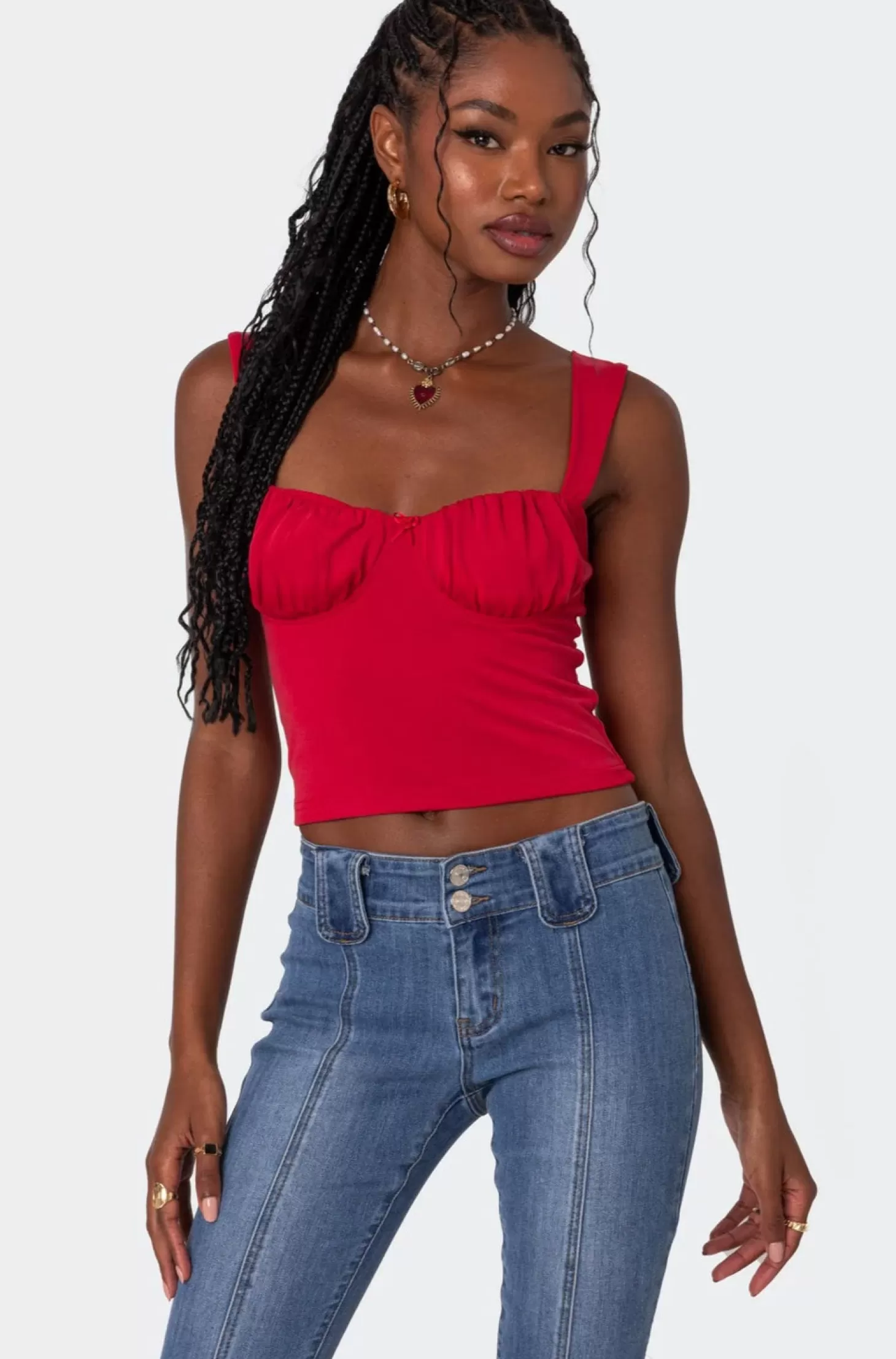 edikted Danica Cupped Tank Top* Crop Tops | Tank Tops