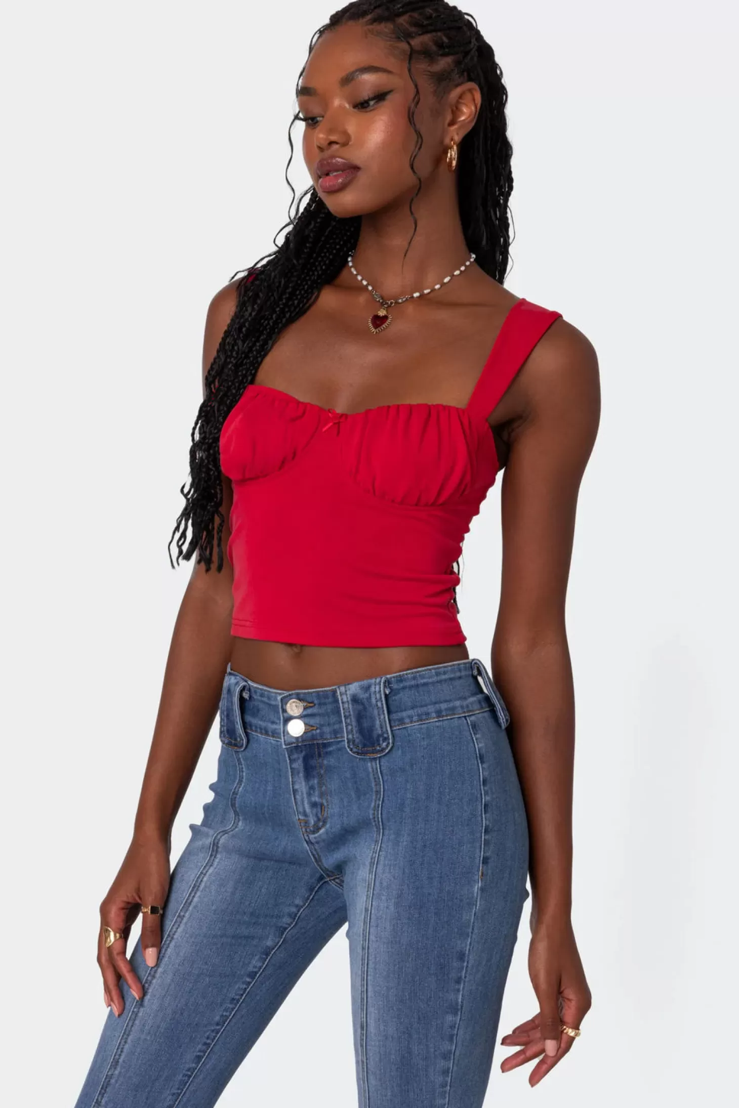 edikted Danica Cupped Tank Top* Crop Tops | Tank Tops