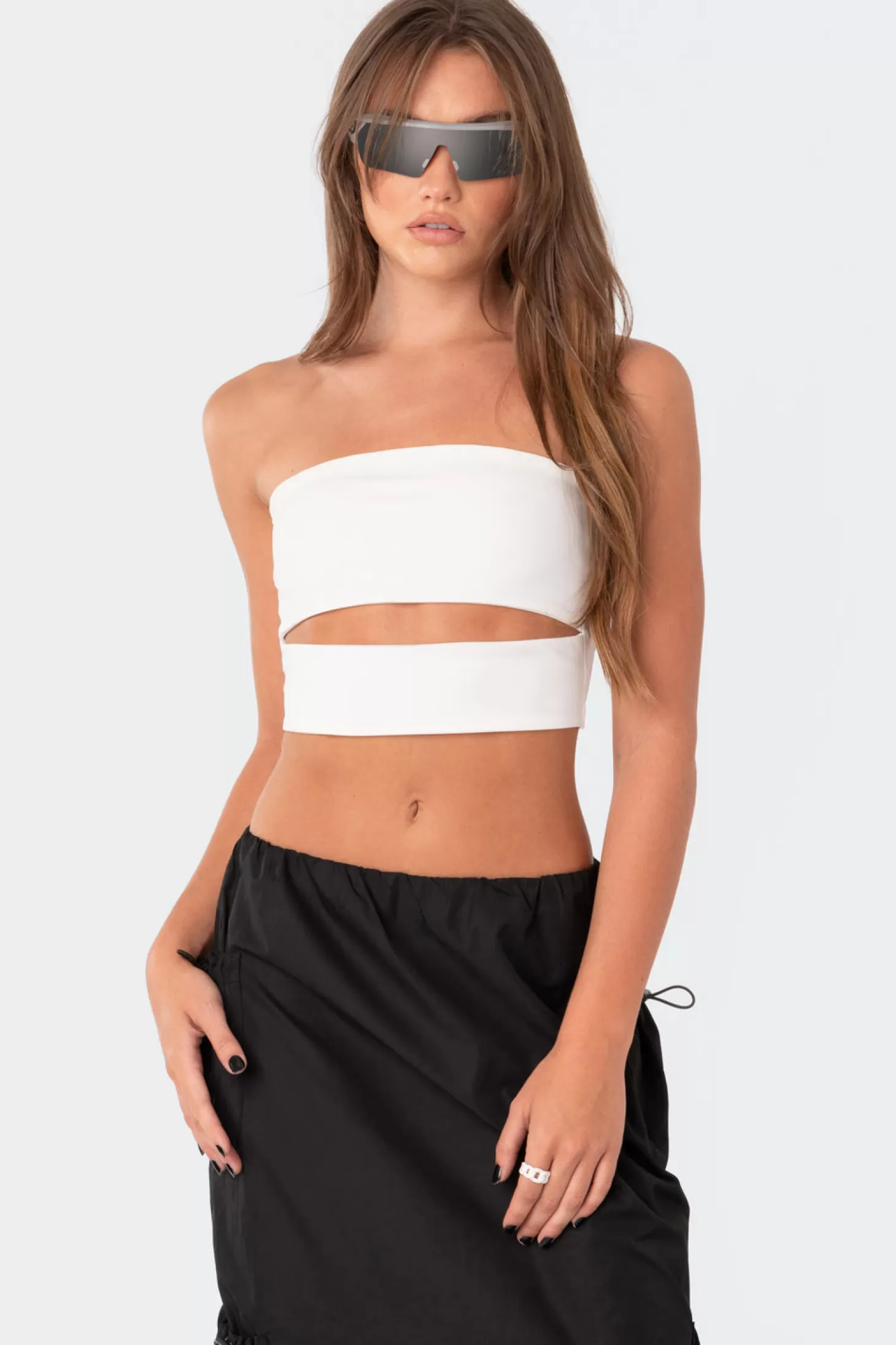 edikted Darcey Cut-Out Tube Top* Crop Tops | Strapless Tops