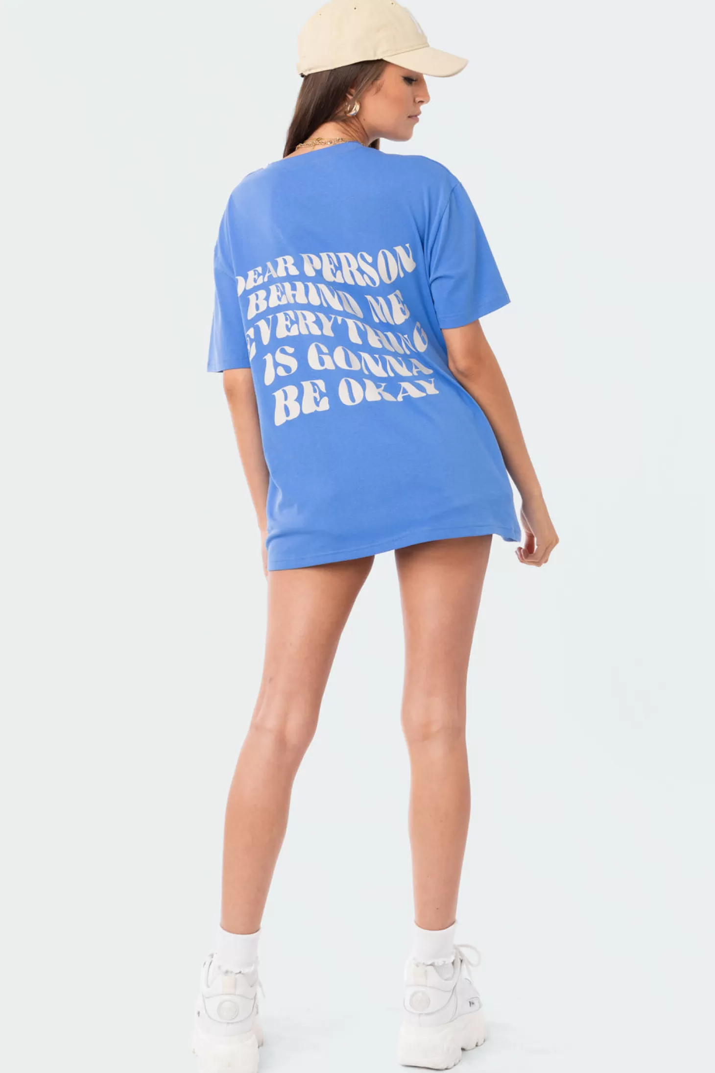 edikted Dear Person Oversized T-Shirt* T-Shirts | Graphic Tops