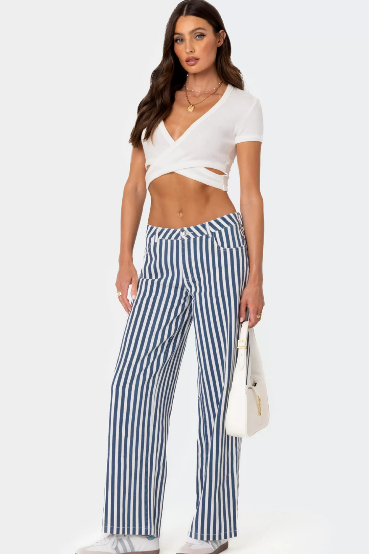 edikted Dez Crisscross Waffle Top* Crop Tops | Tops