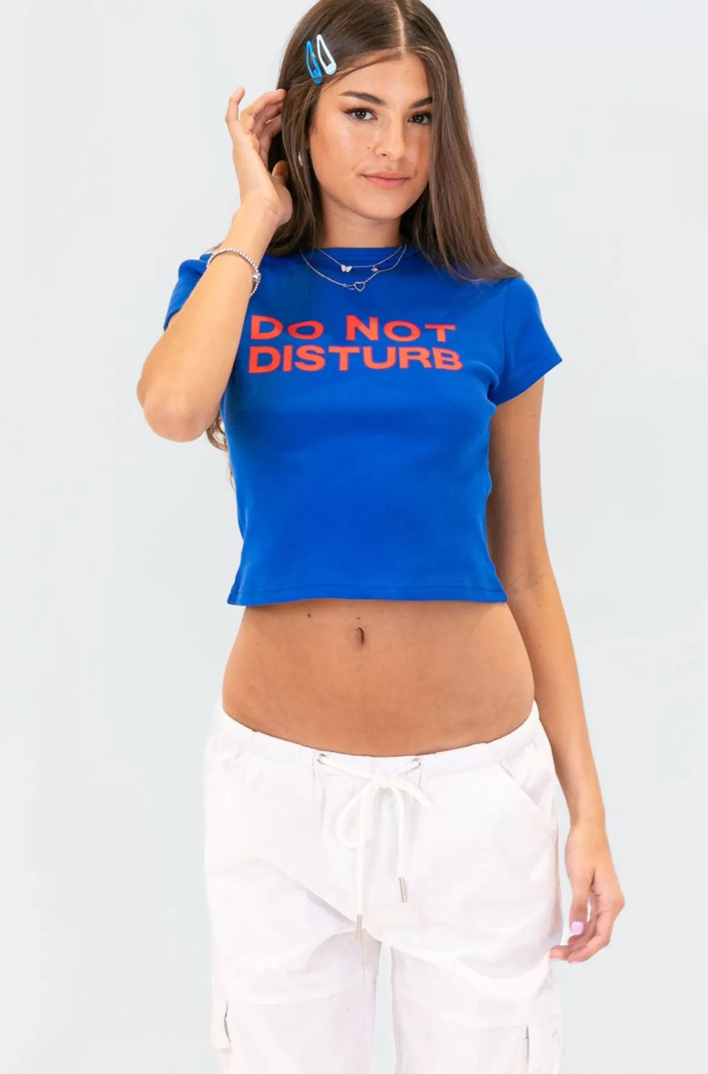 edikted Do Not Disturb T-Shirt* T-Shirts | Graphic Tops