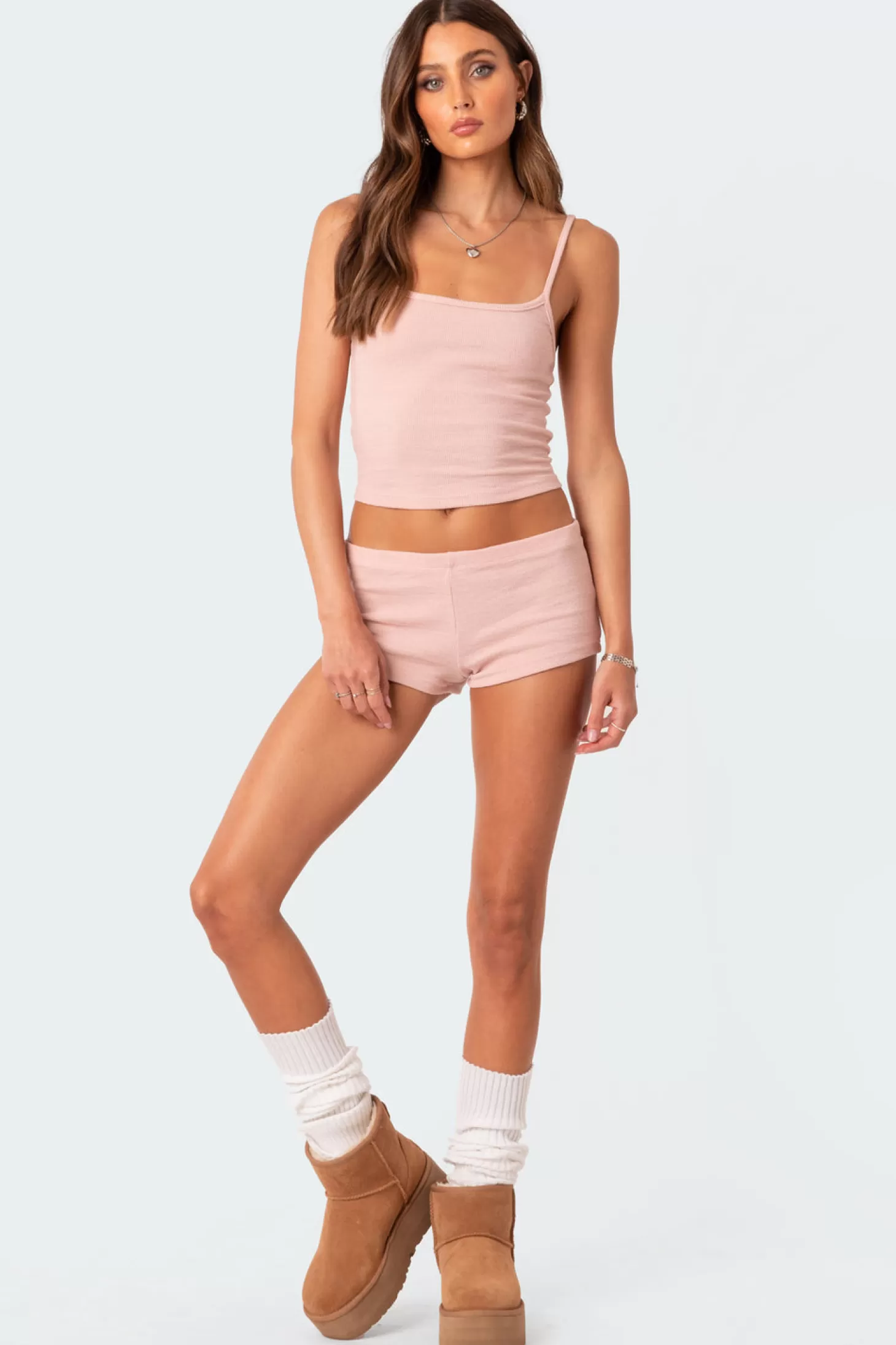 edikted Ella Waffle Micro Shorts* Shorts | Shorts