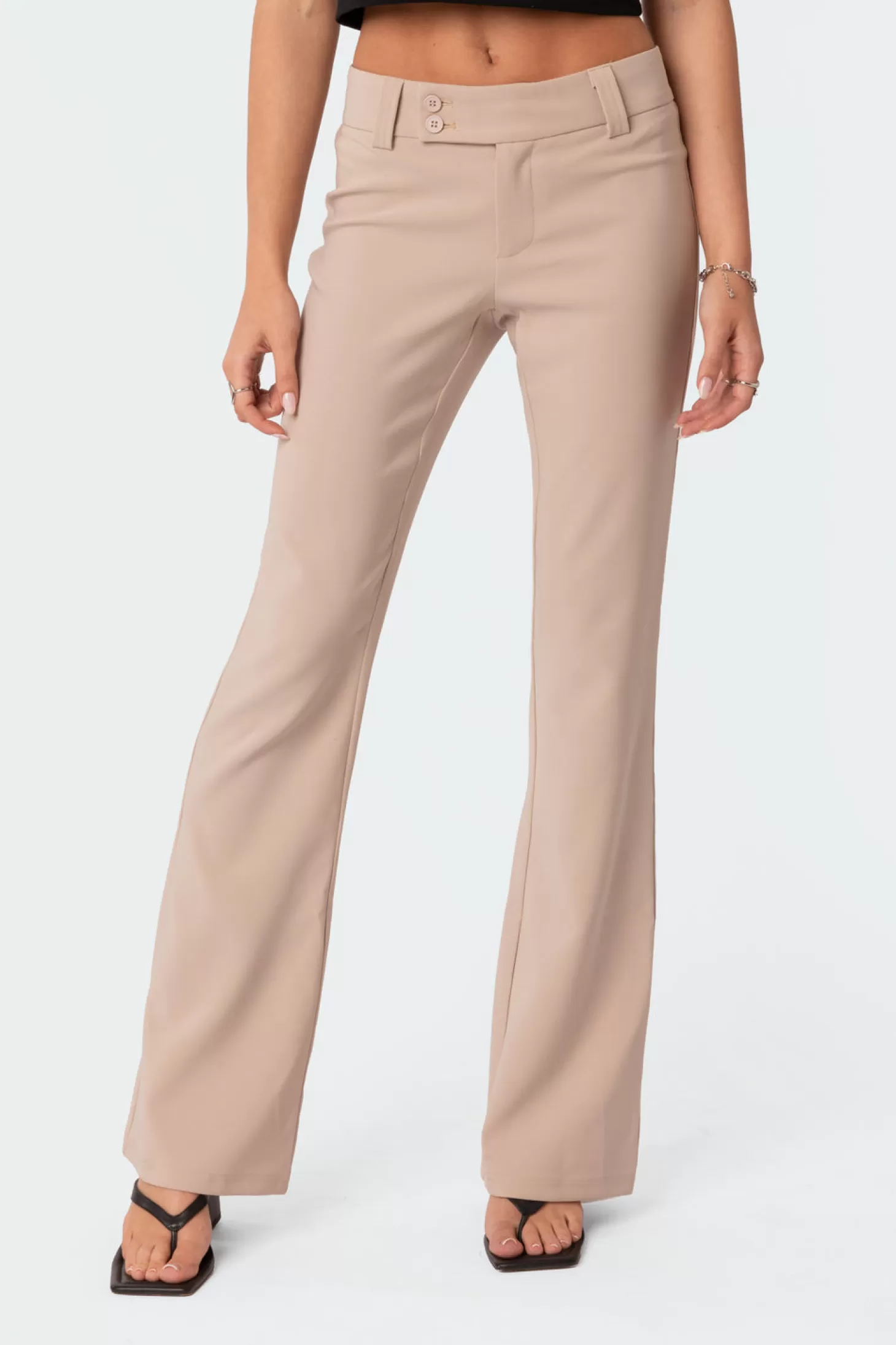 edikted Enzo Flared Trousers* Pants | Pants