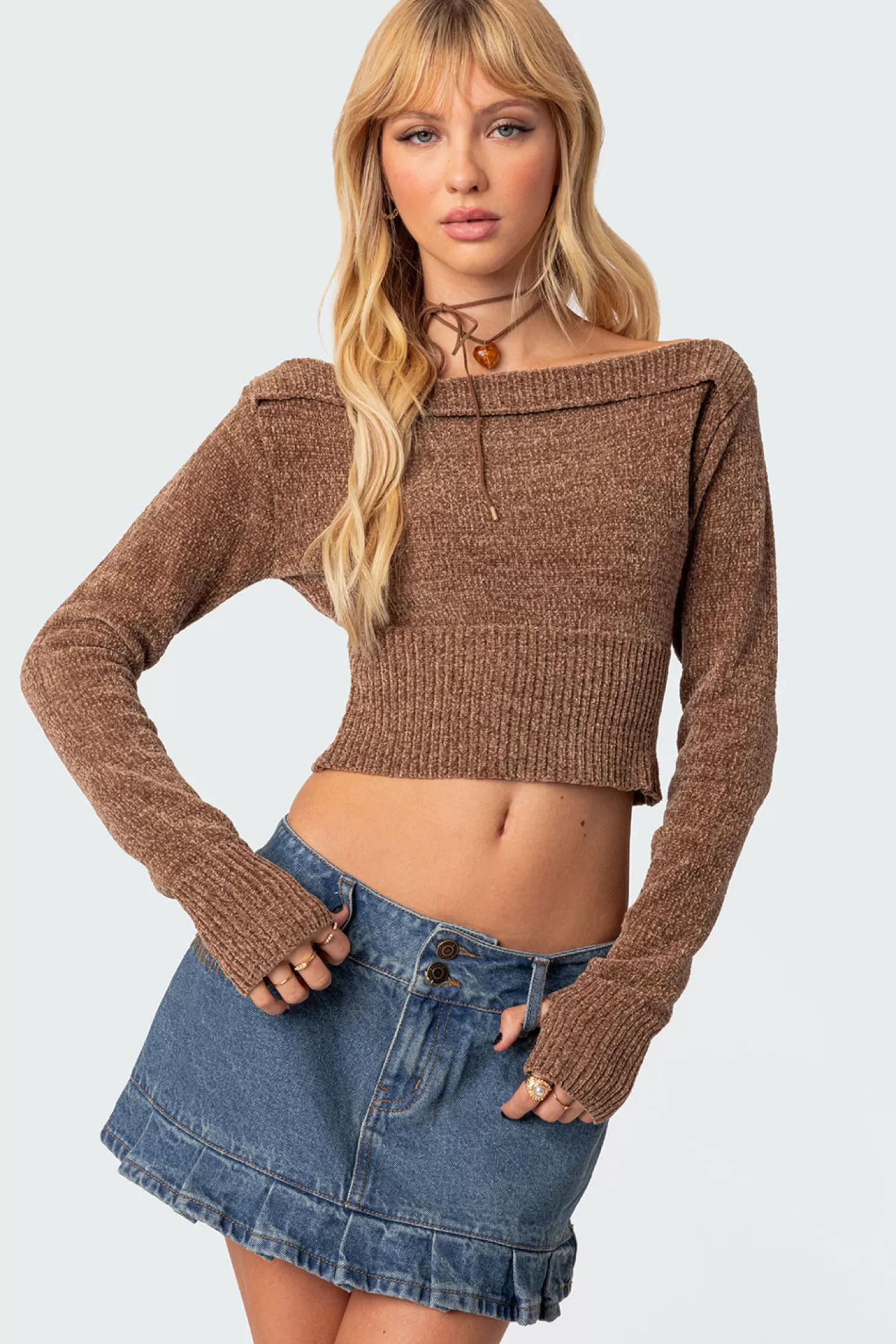 edikted Farrah Knit Top* Long Sleeve Tops | Knitted Tops