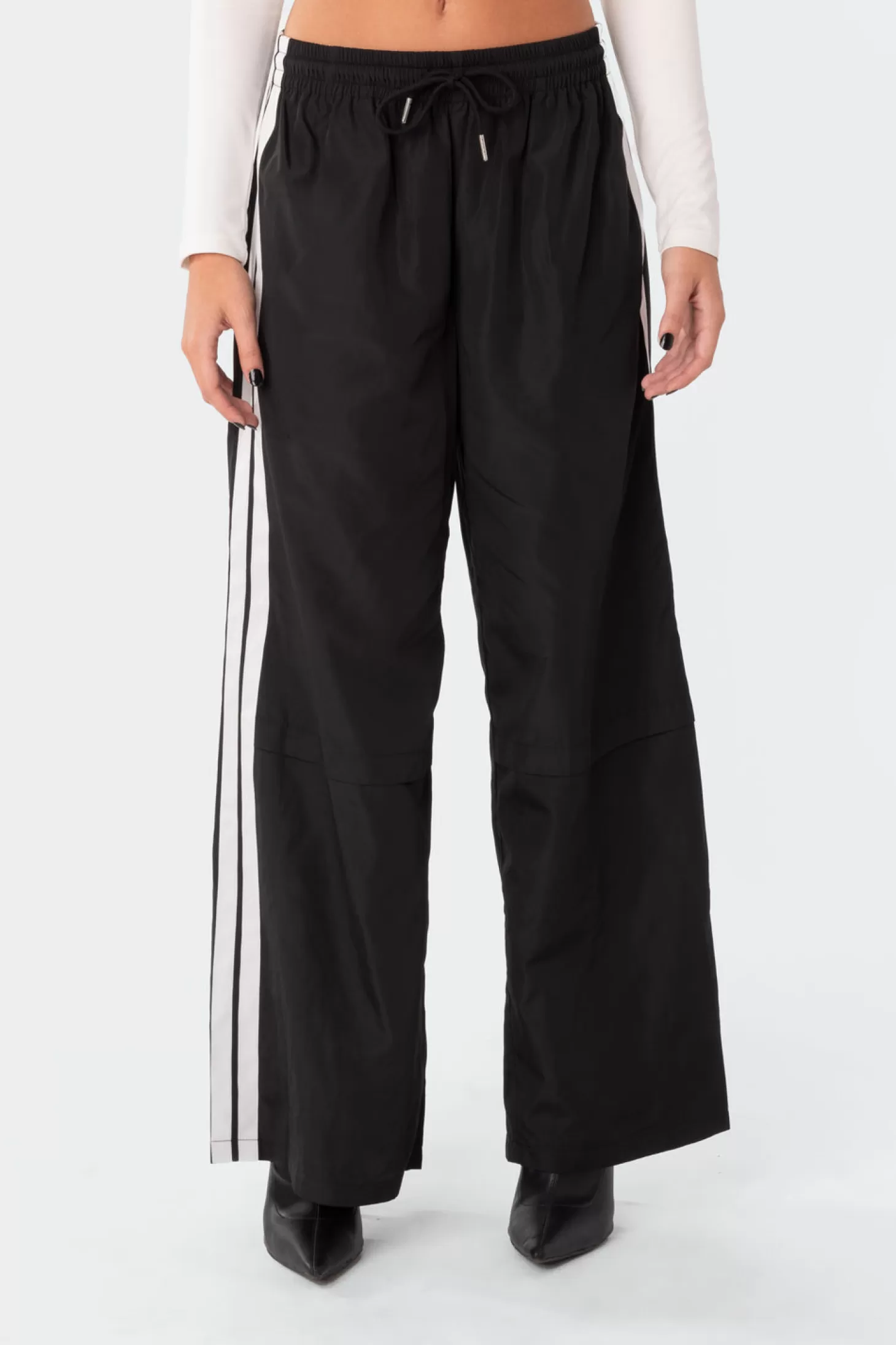 edikted Fauna Nylon Track Pants* Pants | Pants