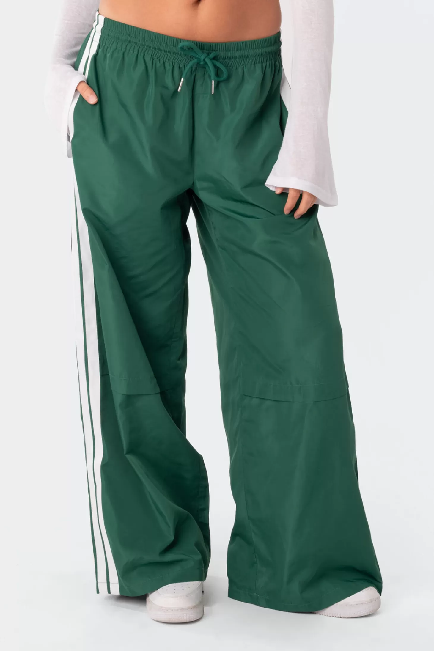 edikted Fauna Nylon Track Pants* Pants | Pants