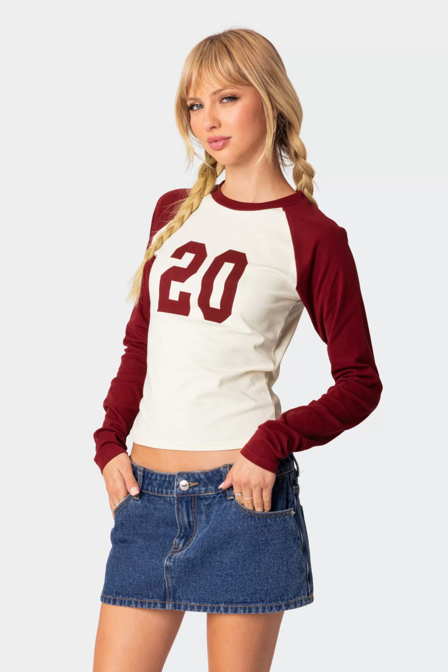 edikted Feeling 20 Long Sleeve T Shirt* T-Shirts | Long Sleeve Tops