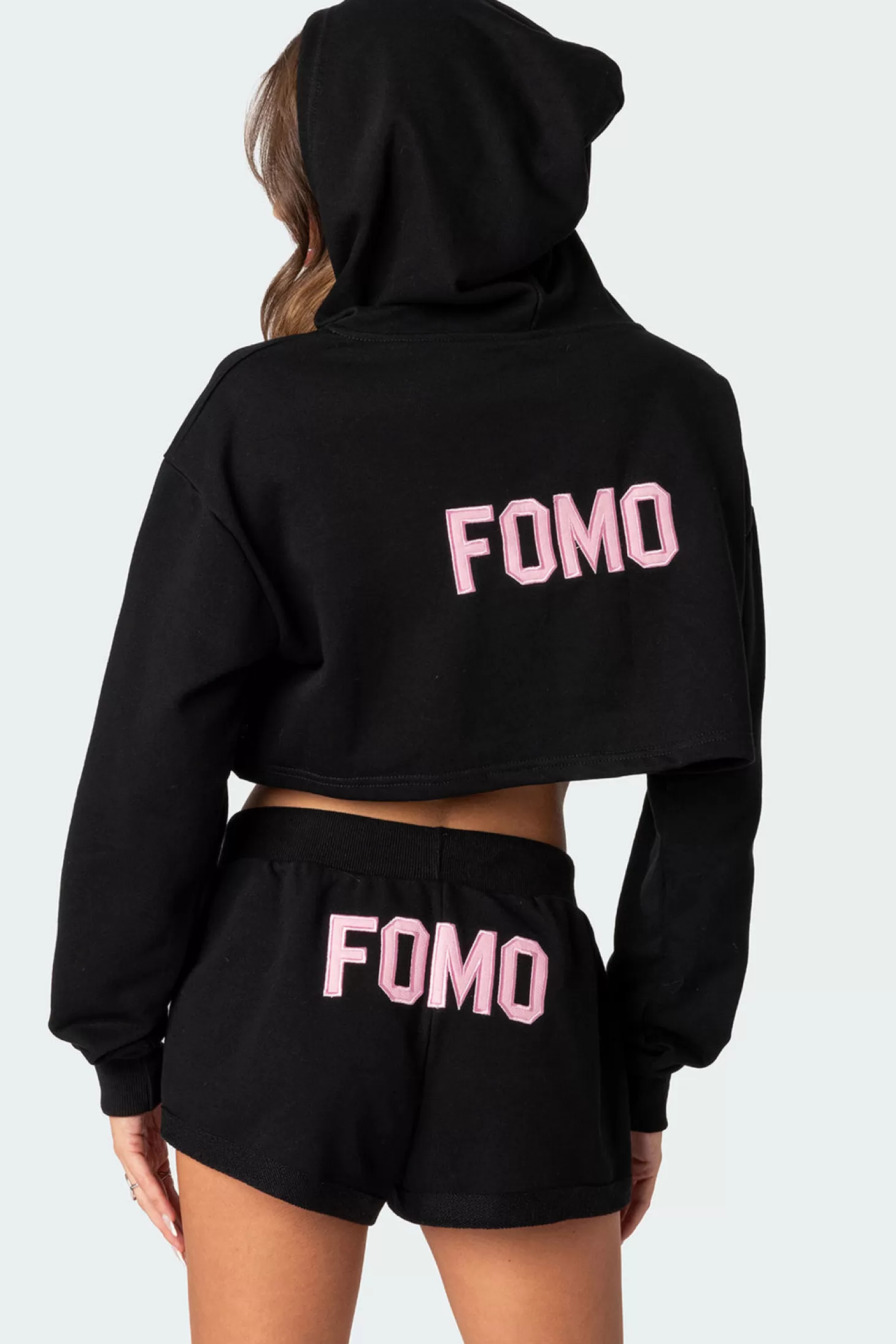 edikted Fomo Cropped Zip Up Hoodie* Crop Tops | Hoodies & Sweatshirts