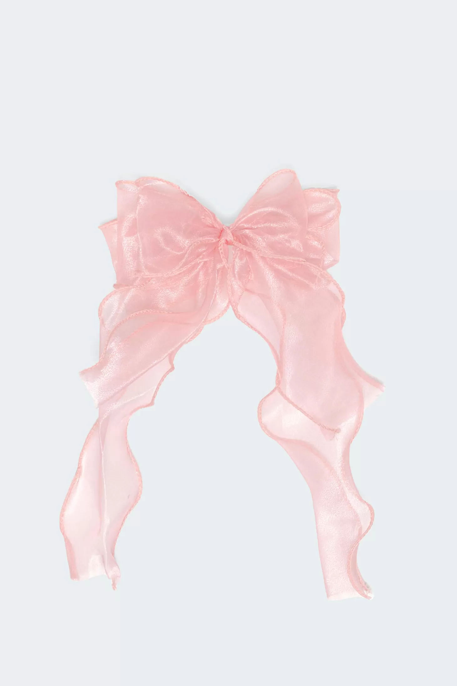 edikted Frilled Bow Hair Clip* Hair Accessories