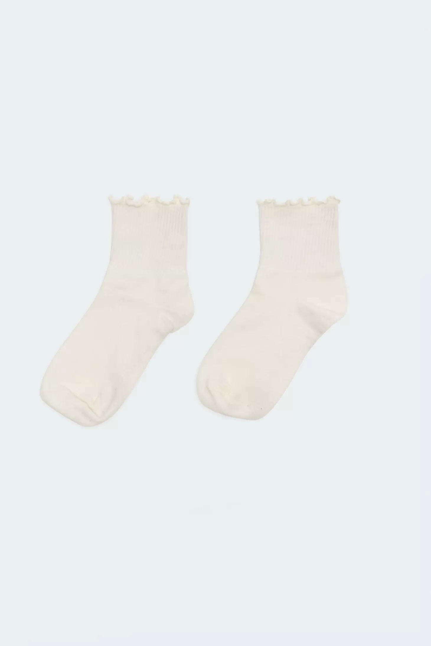 edikted Frilled Hem Socks* Socks & Tights