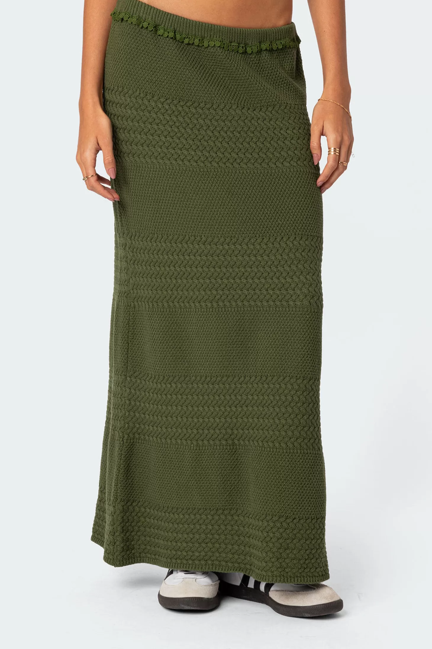 edikted Garner Textured Knit Maxi Skirt* Skirts | Skirts