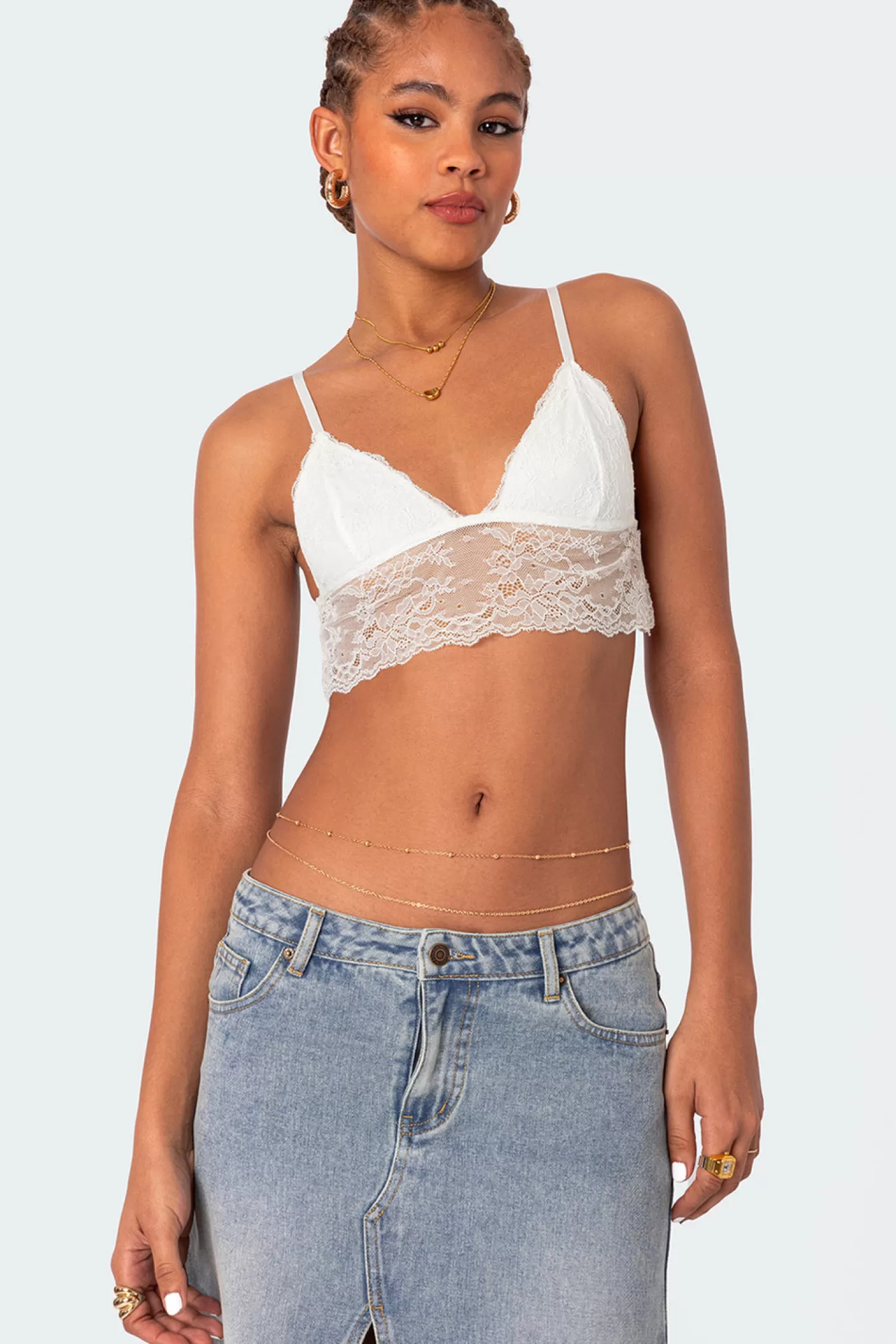 edikted Greta Lace Bra Top* Crop Tops | Tops