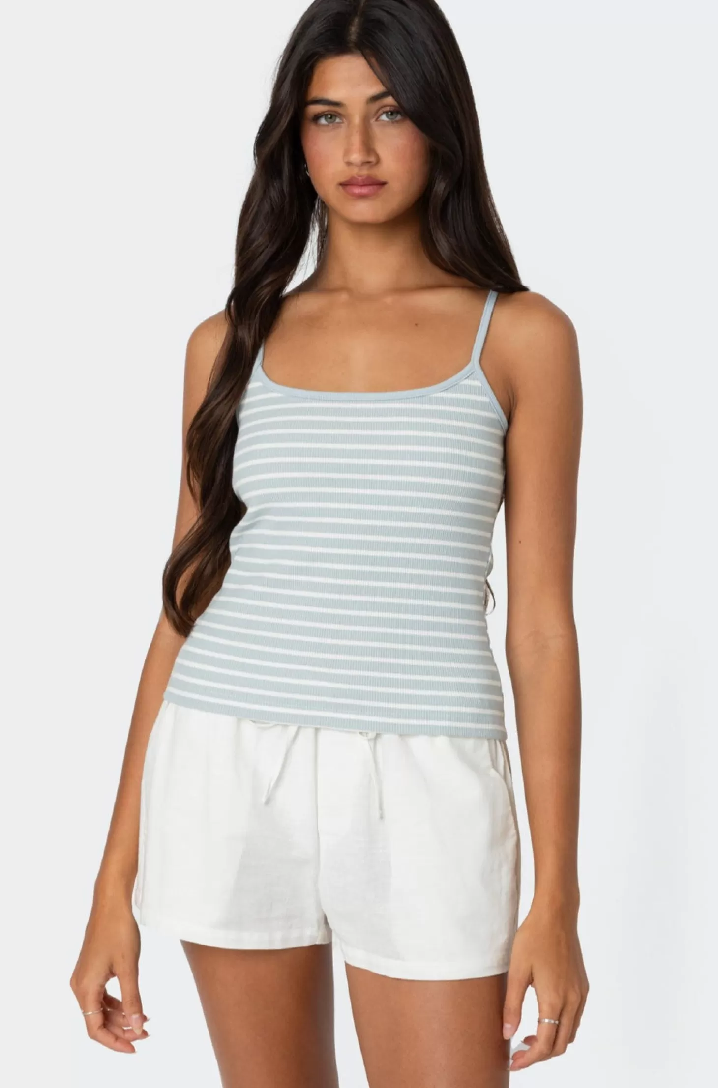 edikted Gretta Striped Ribbed Tank Top* Tank Tops | Tops