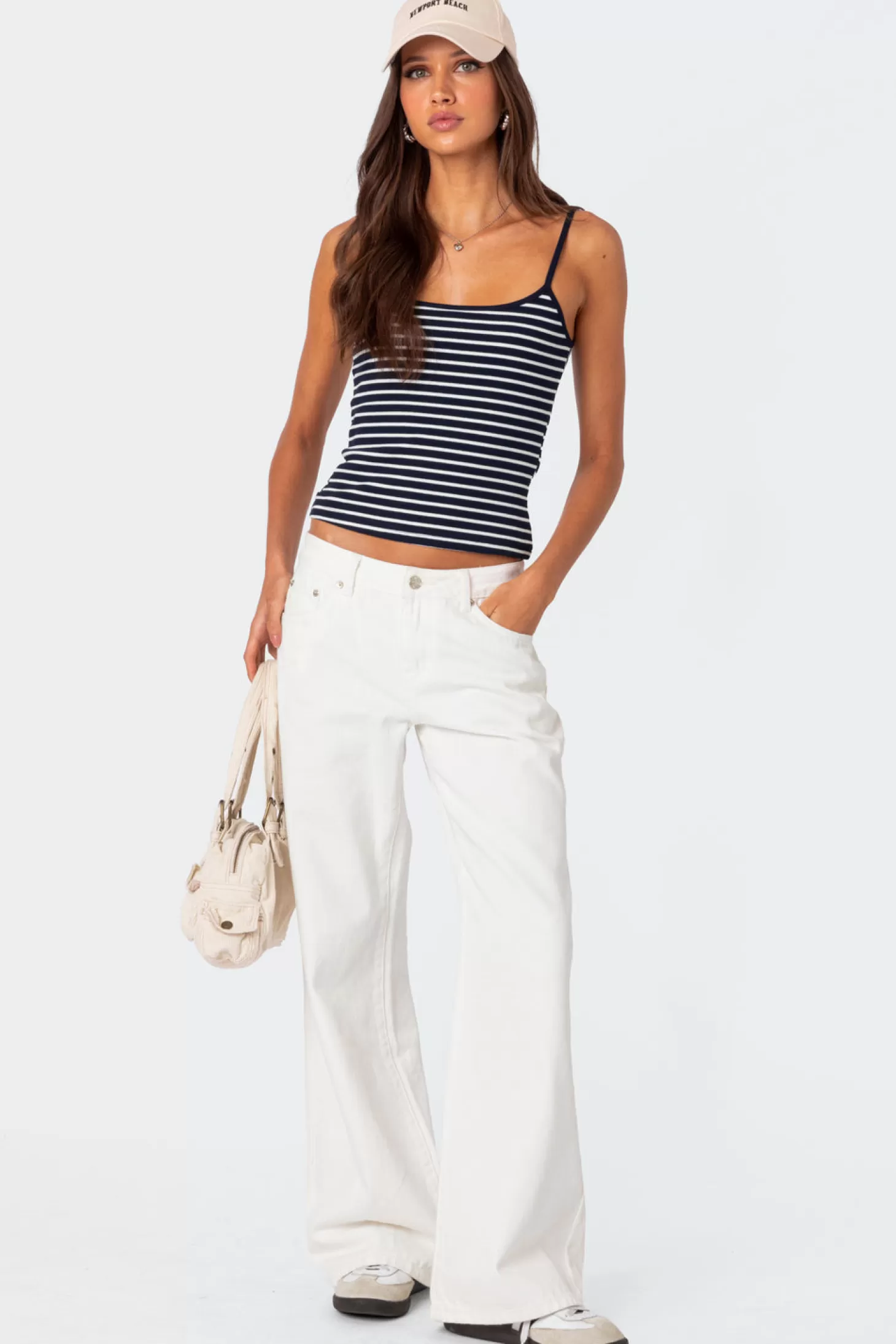 edikted Gretta Striped Ribbed Tank Top* Tank Tops | Tops