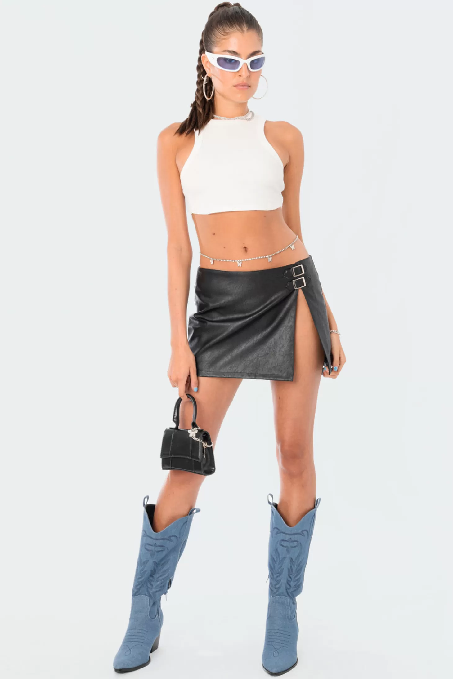 edikted Gwyneth Faux Leather Mini Skirt* Skirts | Skirts